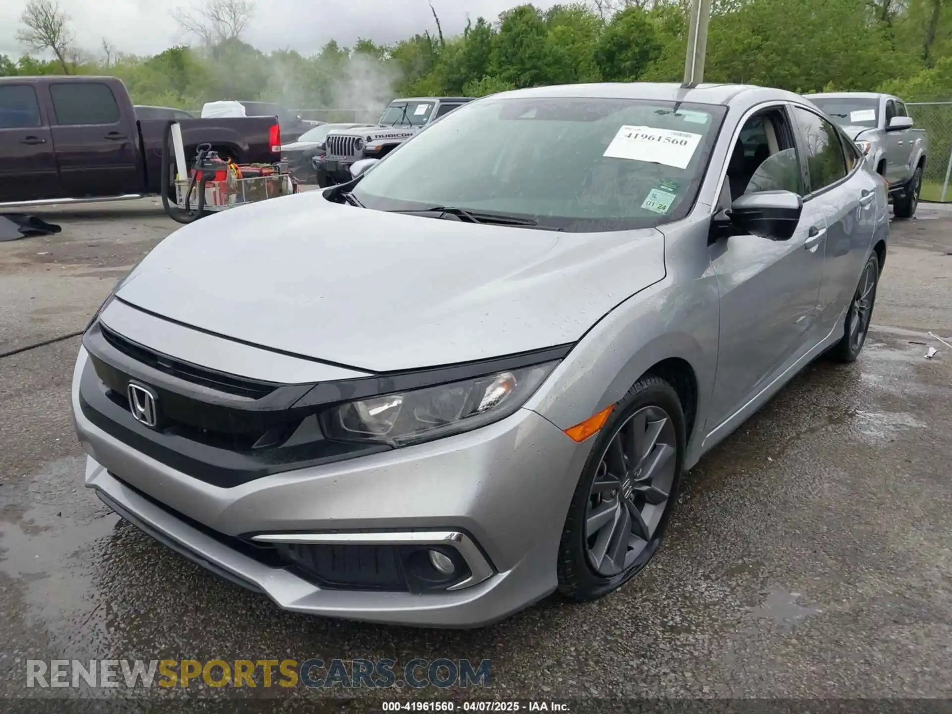 2 Photograph of a damaged car 19XFC1F78LE001386 HONDA CIVIC 2020