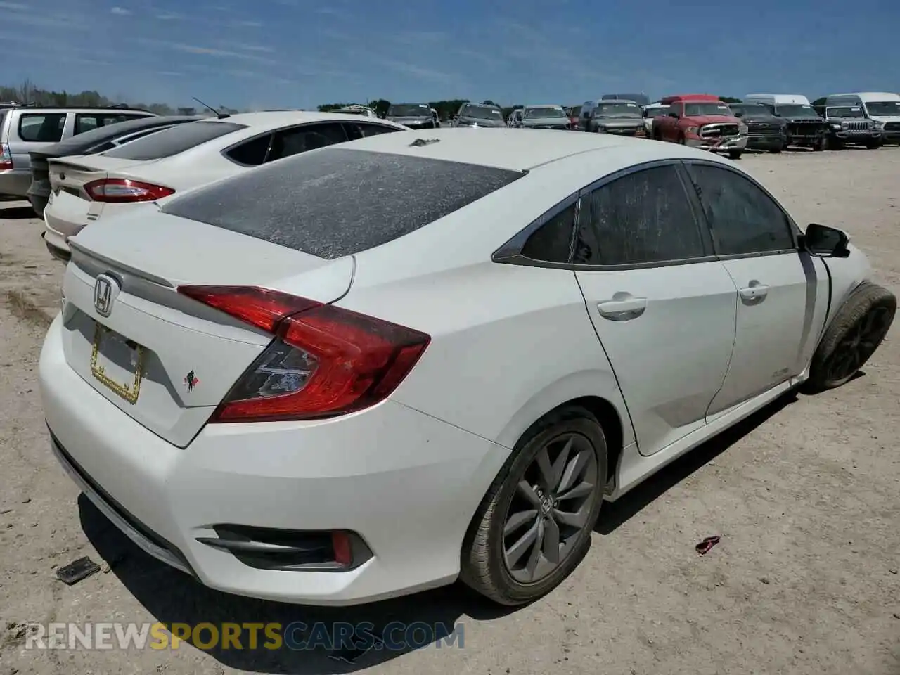 3 Photograph of a damaged car 19XFC1F7XLE009361 HONDA CIVIC 2020