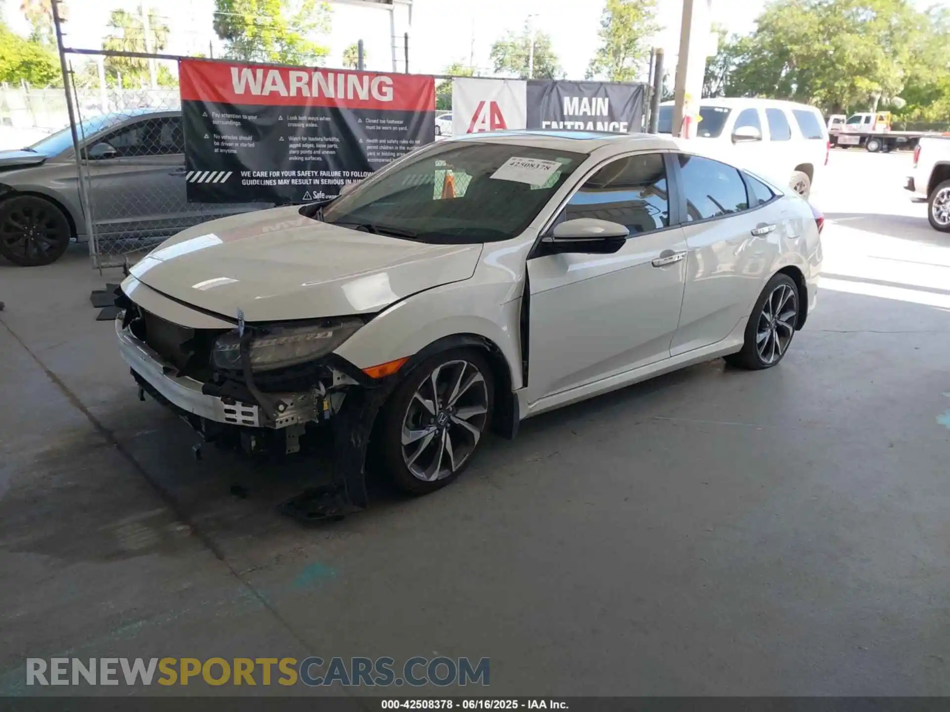 2 Photograph of a damaged car 19XFC1F96LE012291 HONDA CIVIC 2020