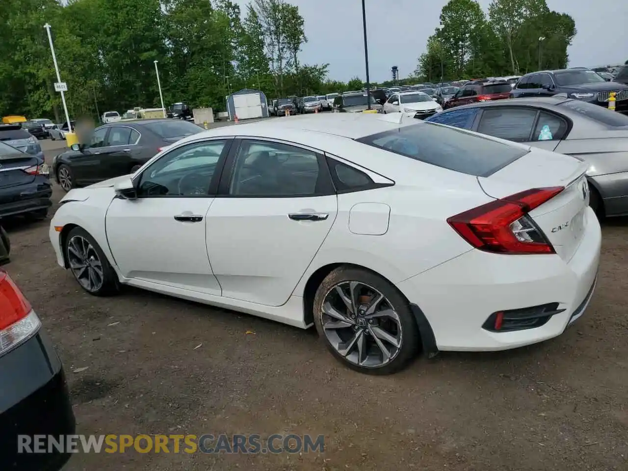 2 Photograph of a damaged car 19XFC1F98LE205901 HONDA CIVIC 2020