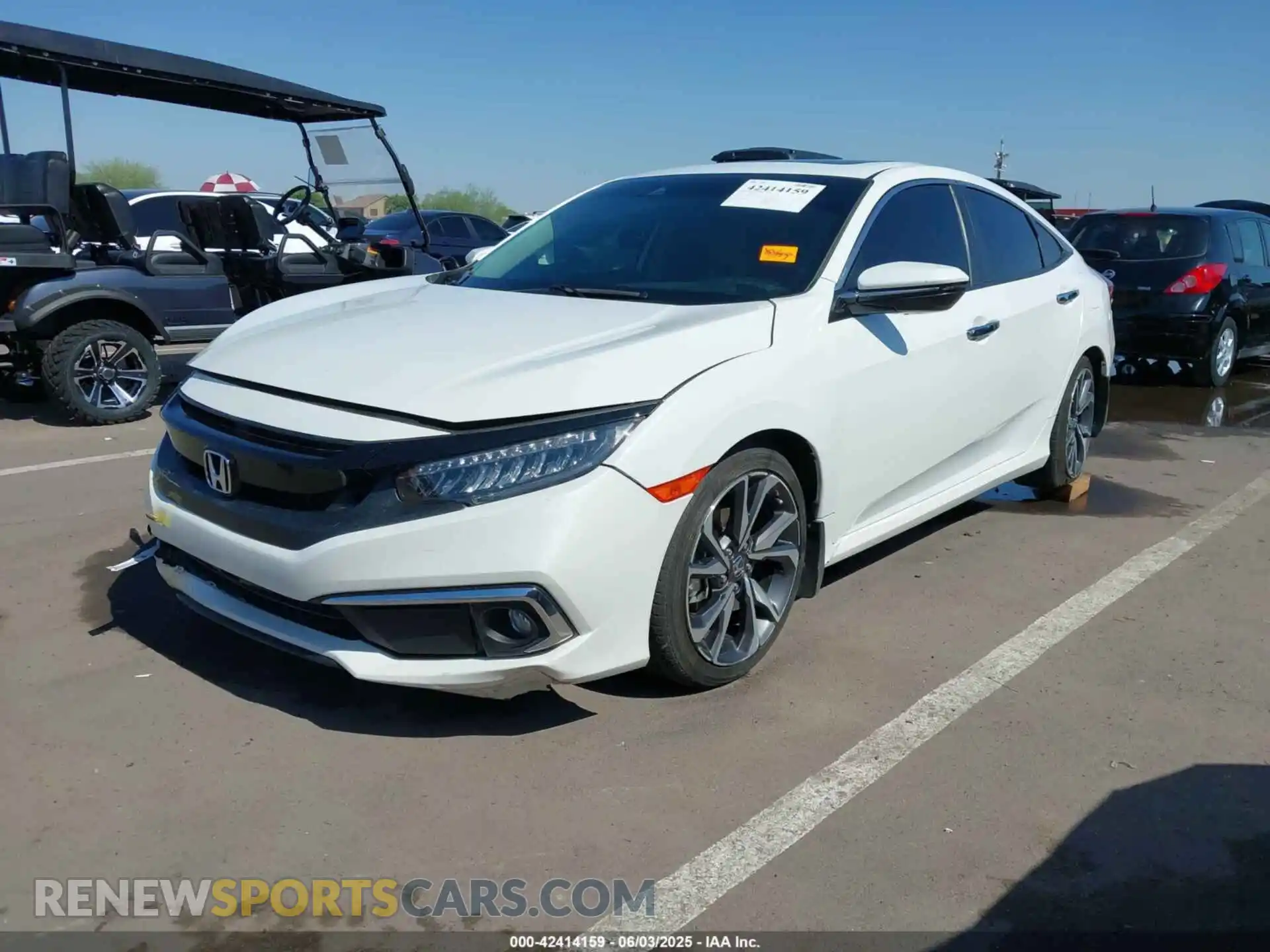 2 Photograph of a damaged car 19XFC1F99LE005058 HONDA CIVIC 2020