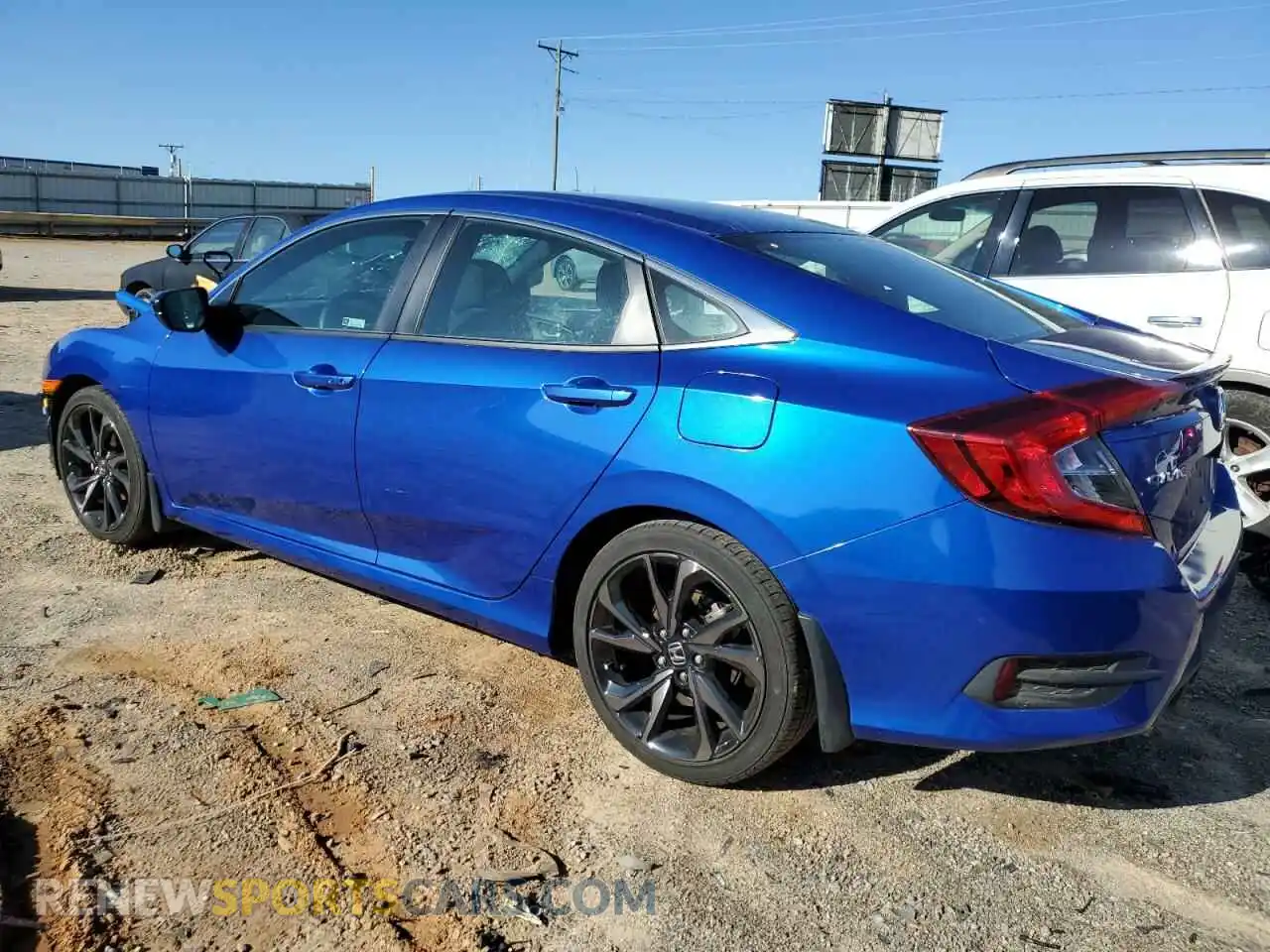 2 Photograph of a damaged car 19XFC2E84LE030321 HONDA CIVIC 2020
