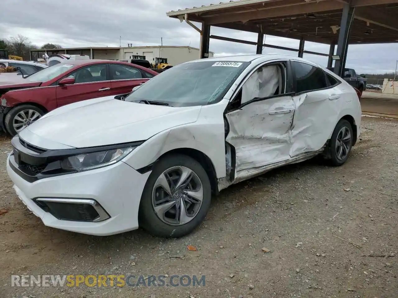 1 Photograph of a damaged car 19XFC2F60LE012010 HONDA CIVIC 2020