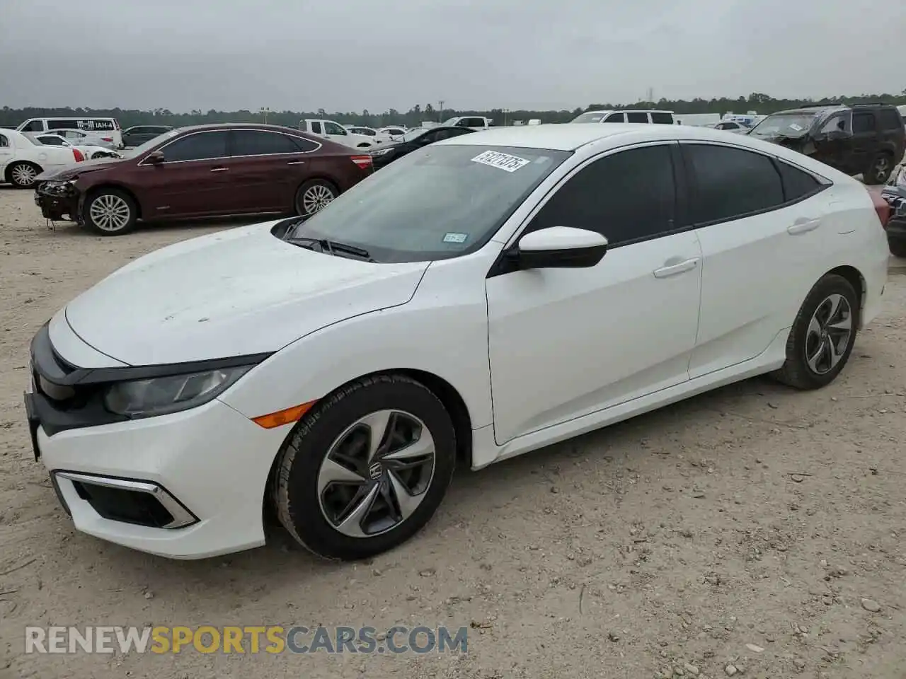 1 Photograph of a damaged car 19XFC2F60LE013139 HONDA CIVIC 2020