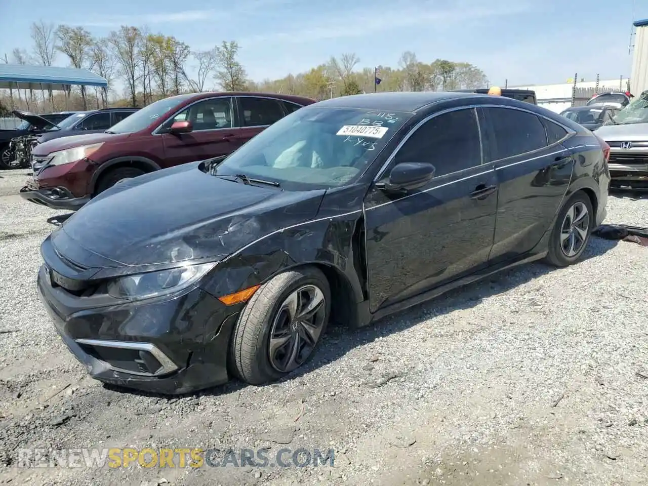 1 Photograph of a damaged car 19XFC2F60LE022794 HONDA CIVIC 2020