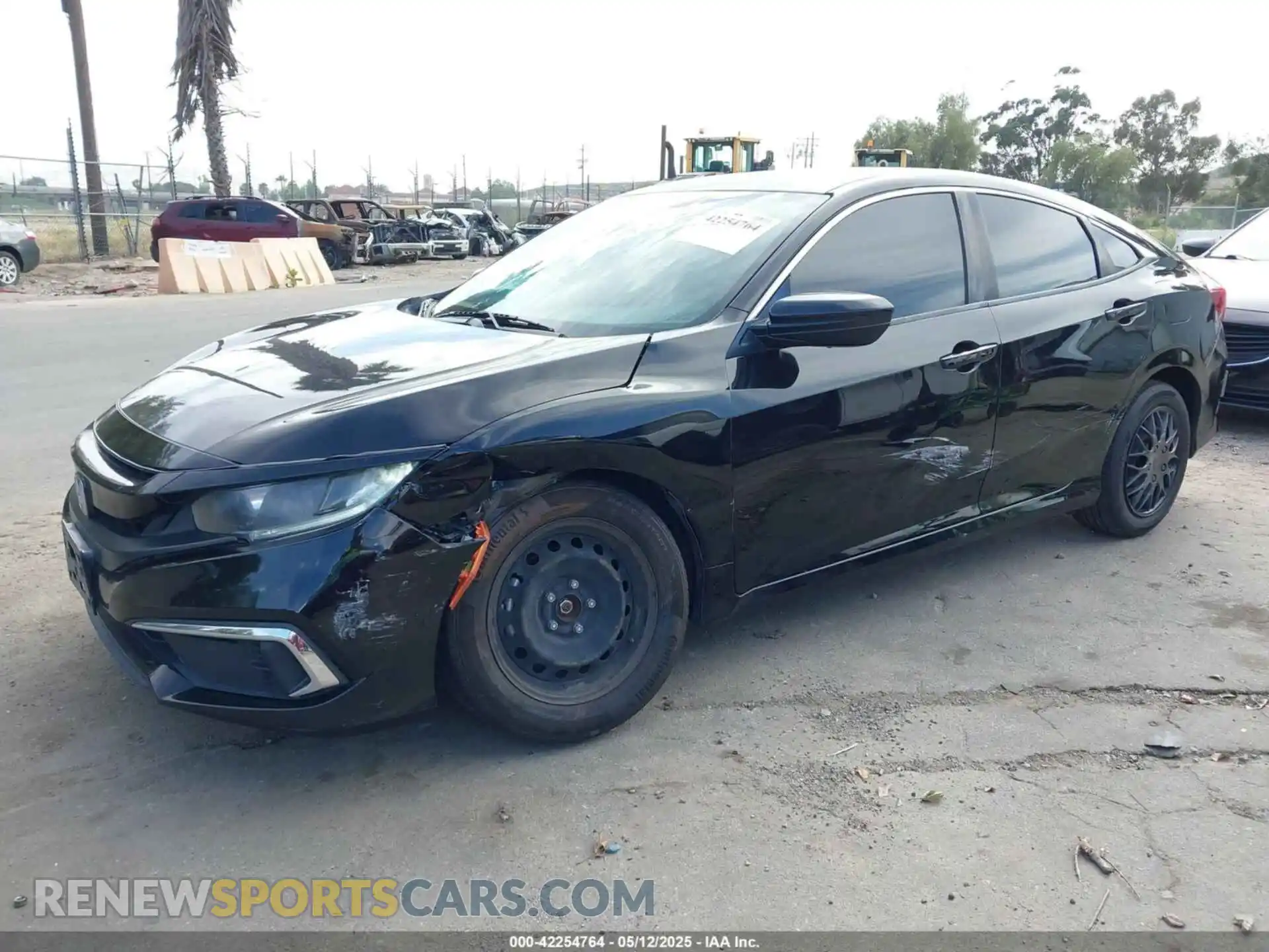 2 Photograph of a damaged car 19XFC2F60LE205788 HONDA CIVIC 2020