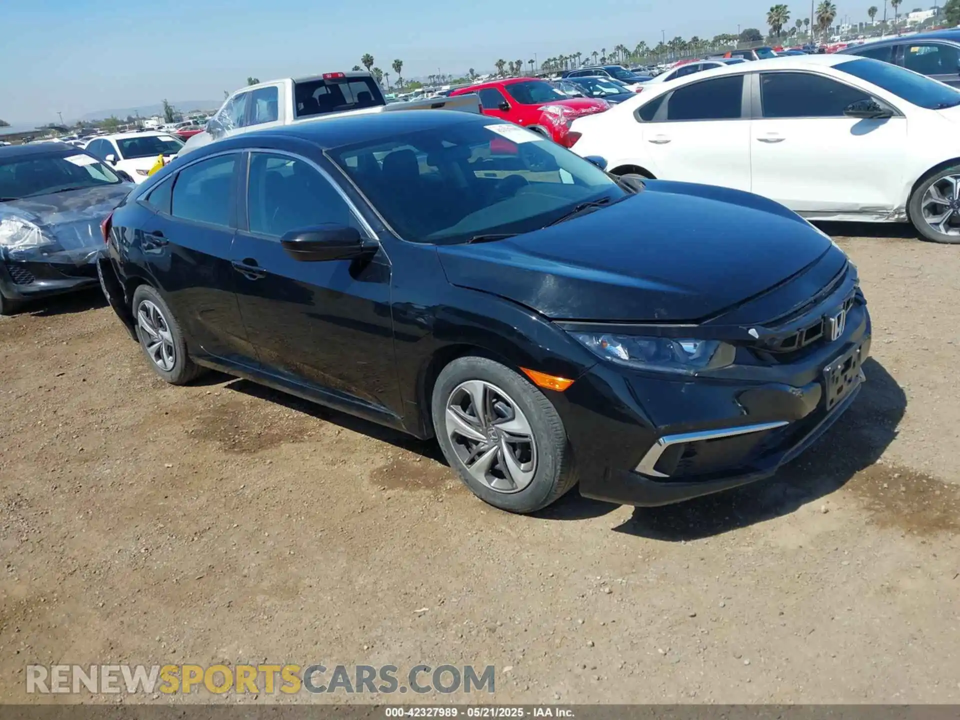 1 Photograph of a damaged car 19XFC2F60LE206388 HONDA CIVIC 2020