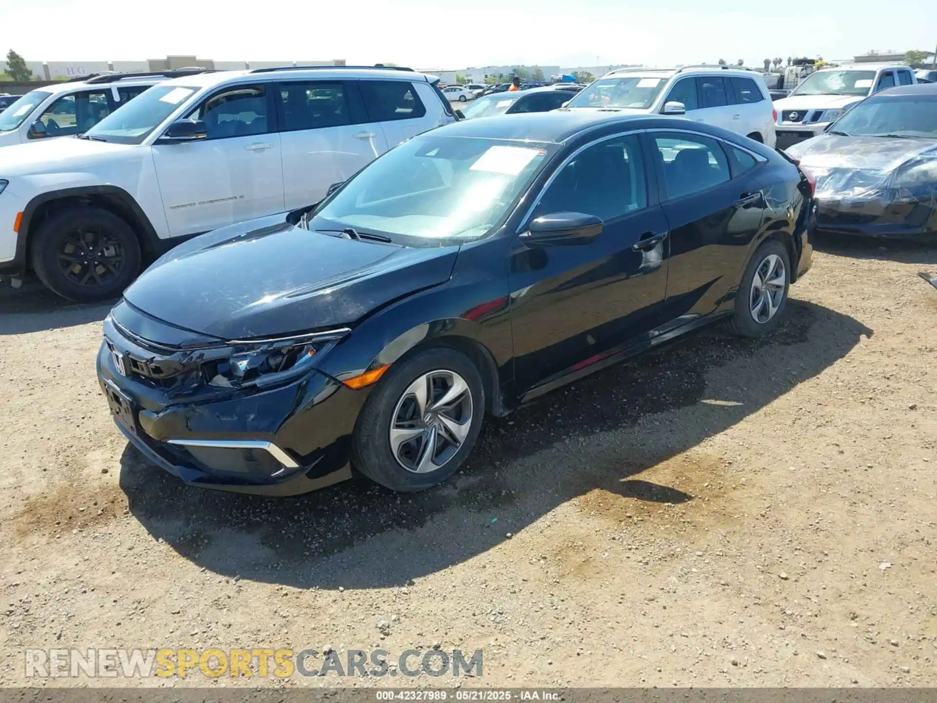 2 Photograph of a damaged car 19XFC2F60LE206388 HONDA CIVIC 2020