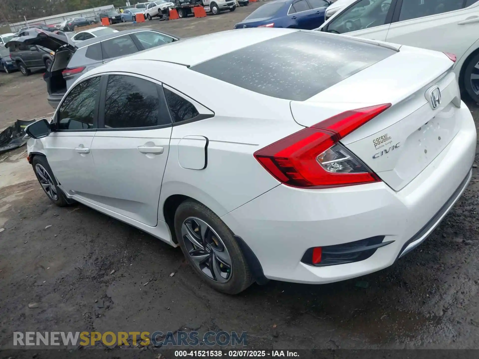 3 Photograph of a damaged car 19XFC2F61LE002179 HONDA CIVIC 2020