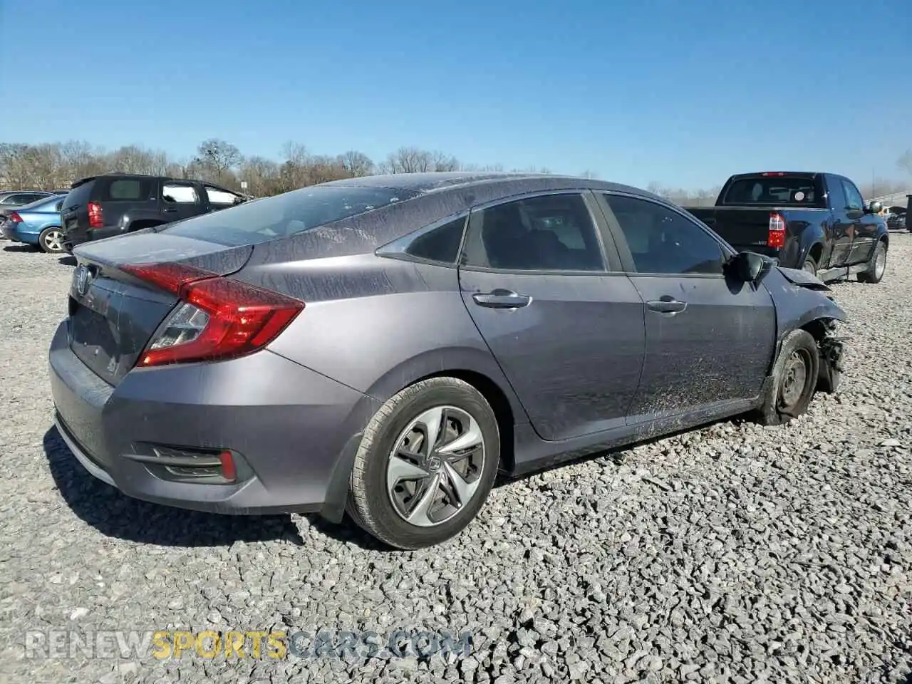 3 Photograph of a damaged car 19XFC2F61LE021380 HONDA CIVIC 2020