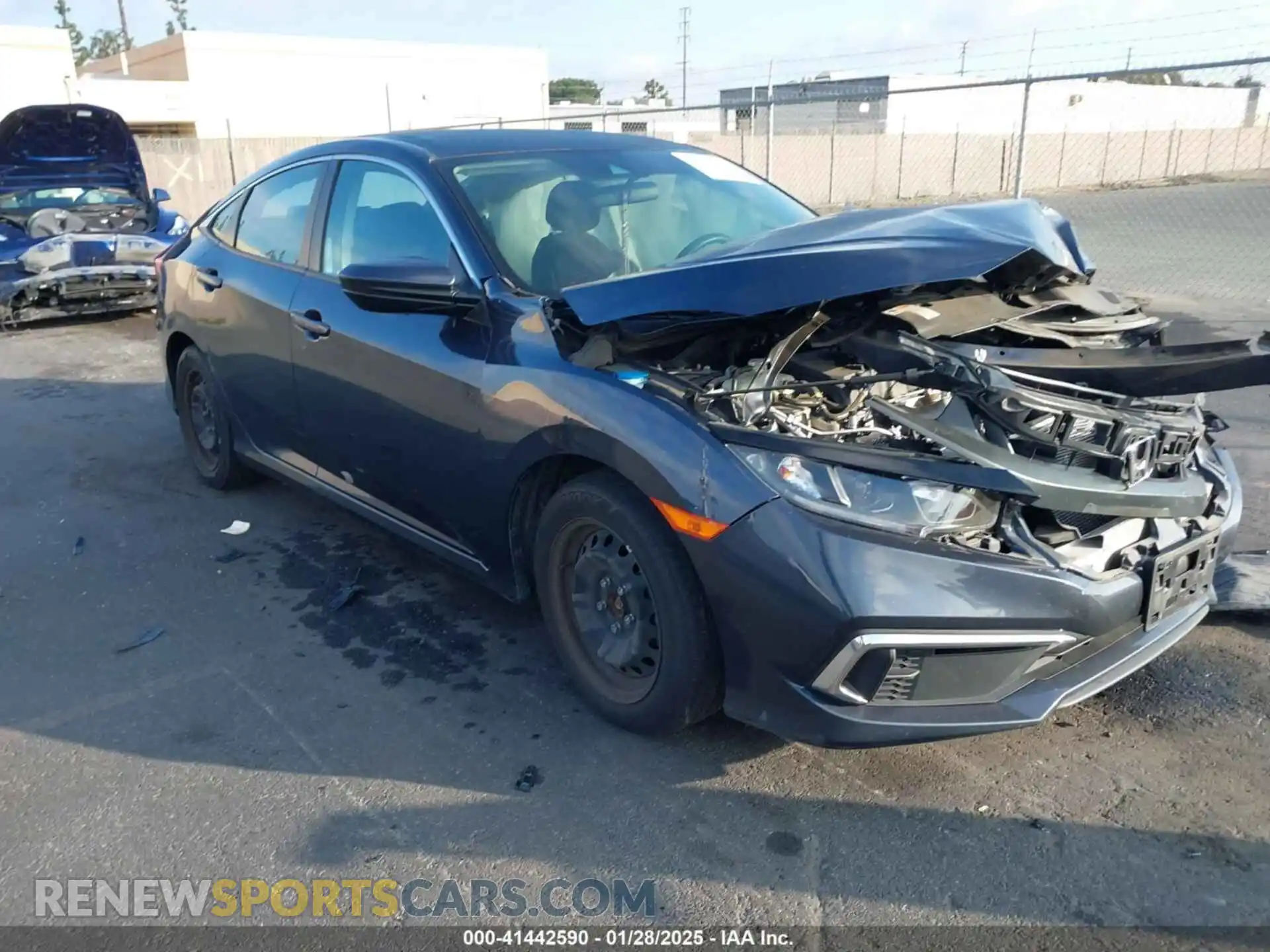 1 Photograph of a damaged car 19XFC2F61LE209087 HONDA CIVIC 2020