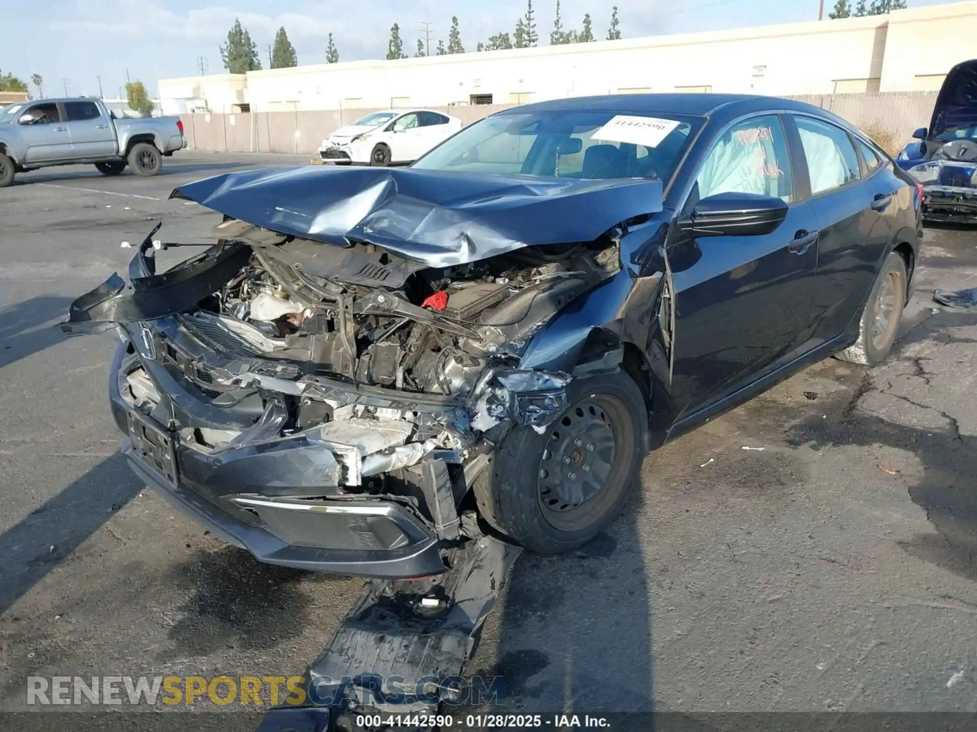 2 Photograph of a damaged car 19XFC2F61LE209087 HONDA CIVIC 2020