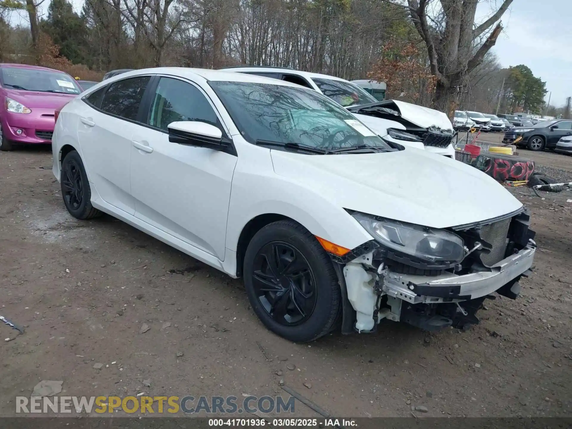 1 Photograph of a damaged car 19XFC2F61LE212426 HONDA CIVIC 2020