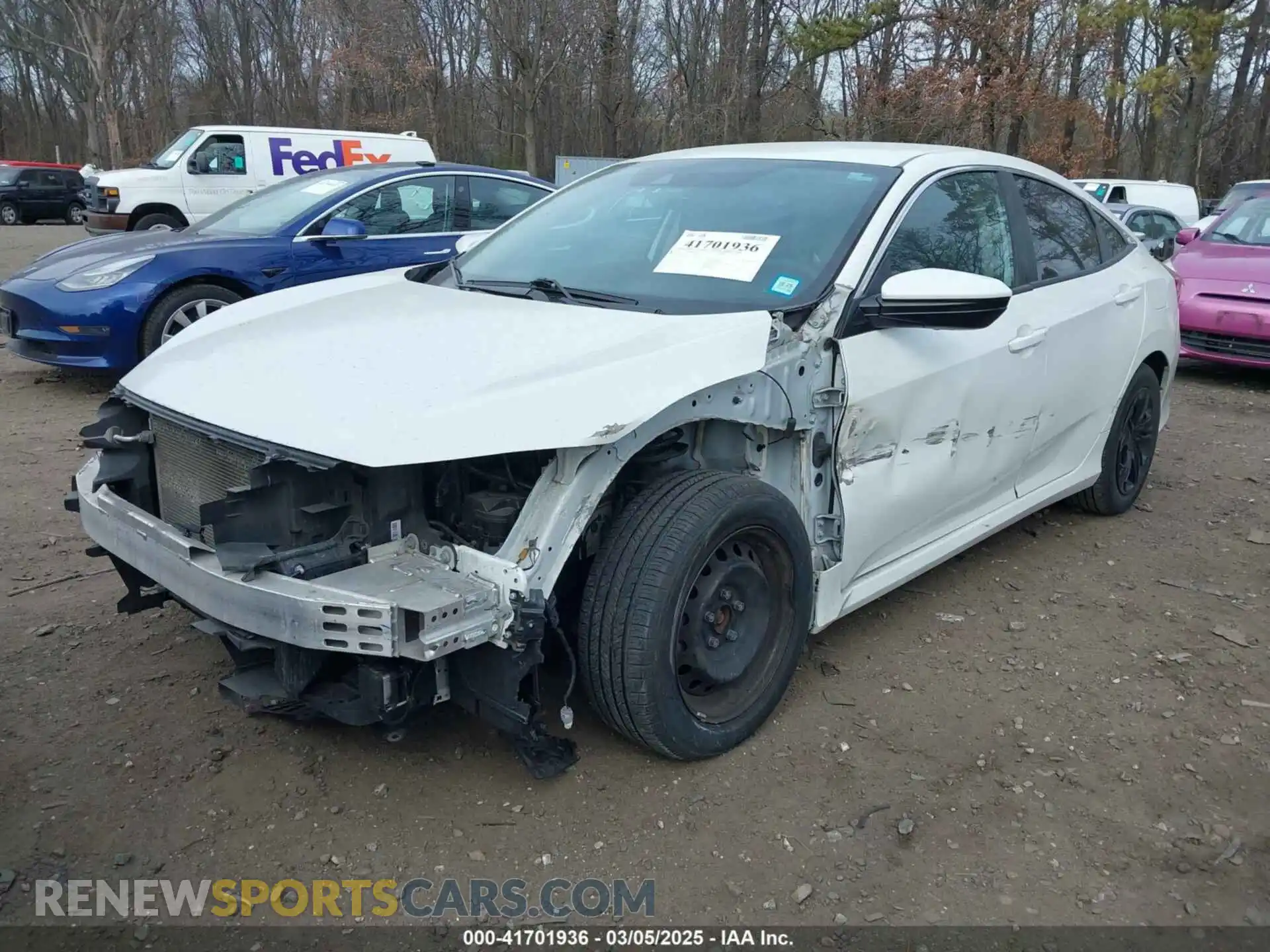2 Photograph of a damaged car 19XFC2F61LE212426 HONDA CIVIC 2020