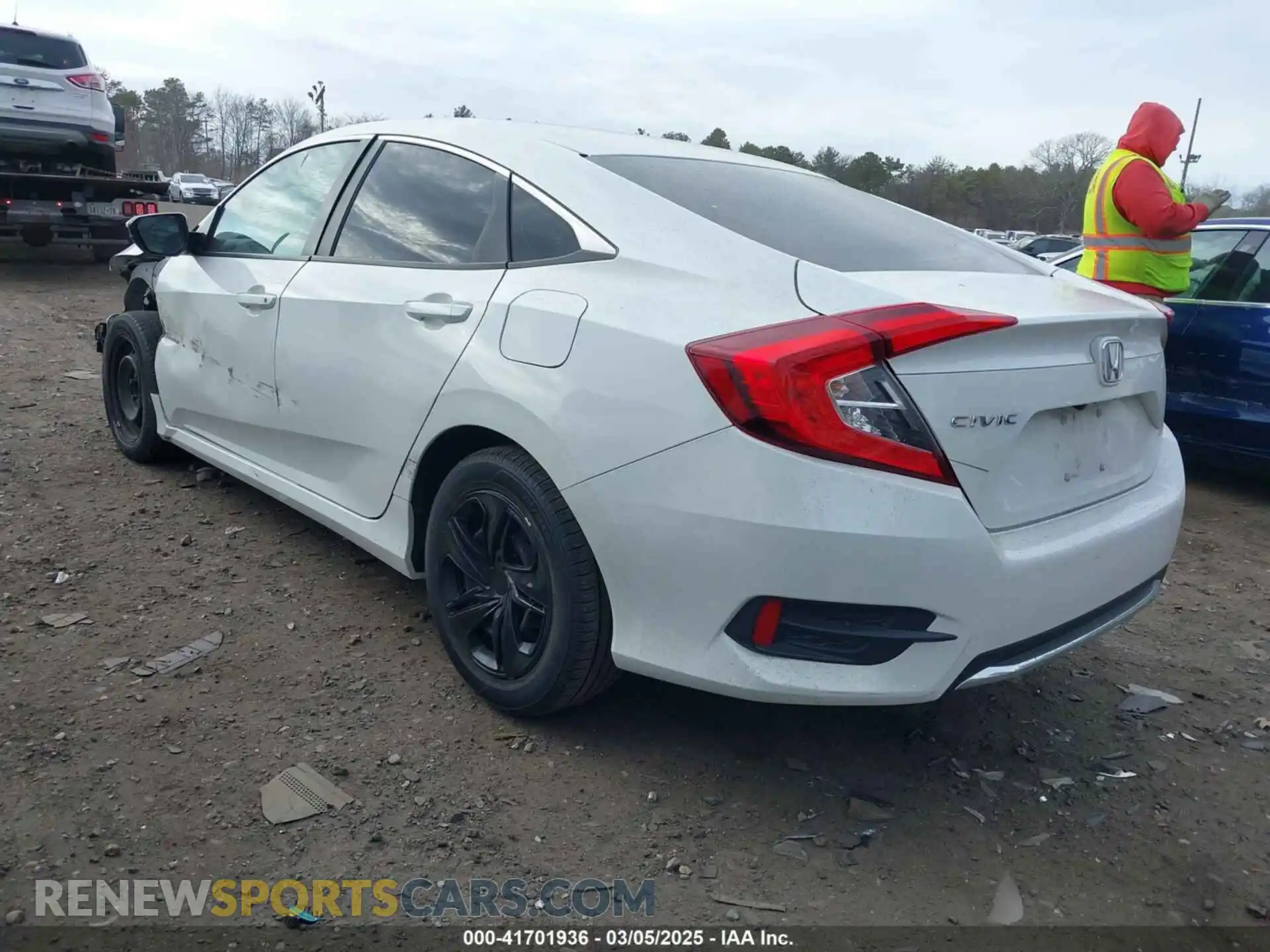 3 Photograph of a damaged car 19XFC2F61LE212426 HONDA CIVIC 2020