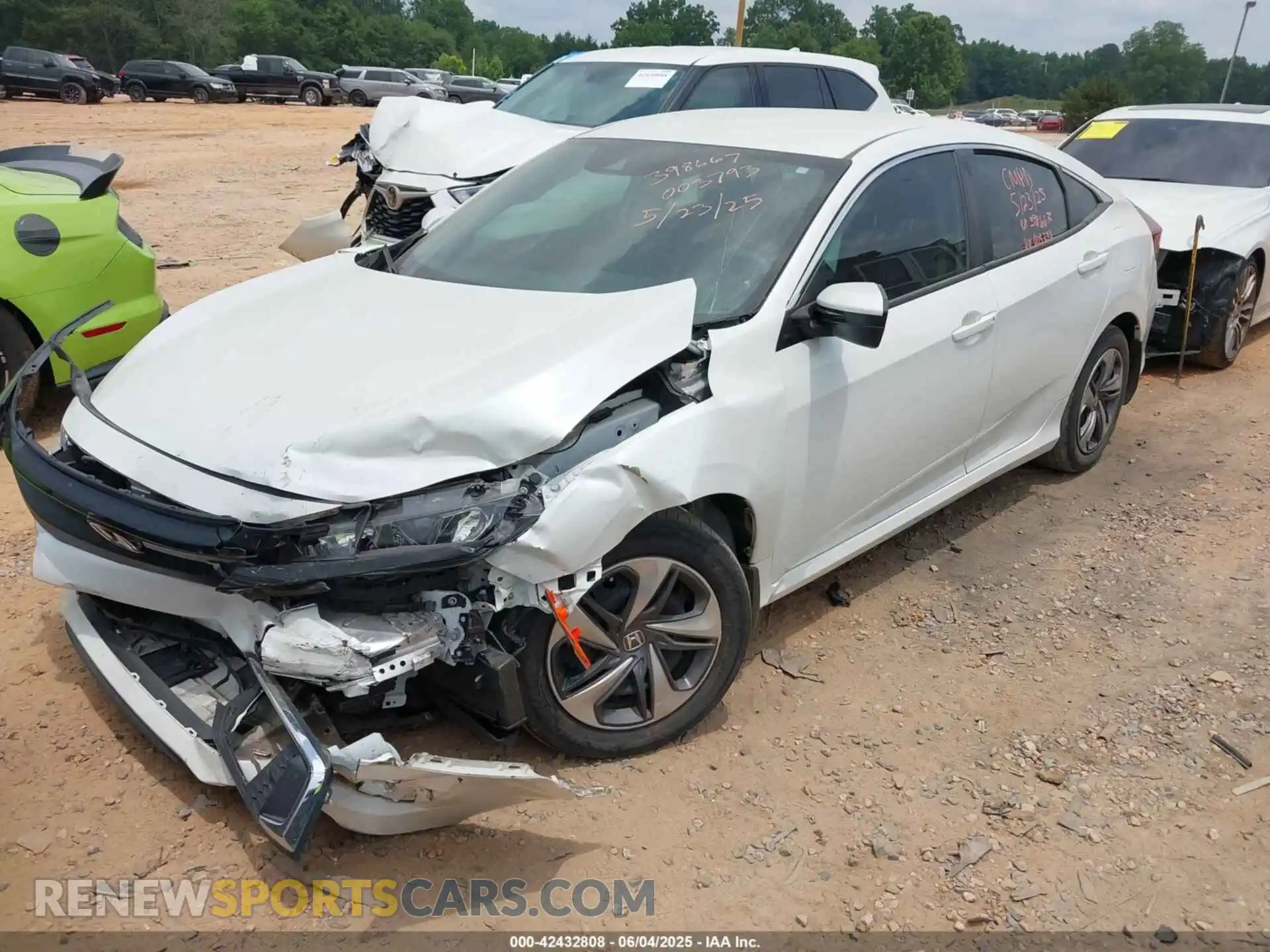 2 Photograph of a damaged car 19XFC2F62LE003793 HONDA CIVIC 2020