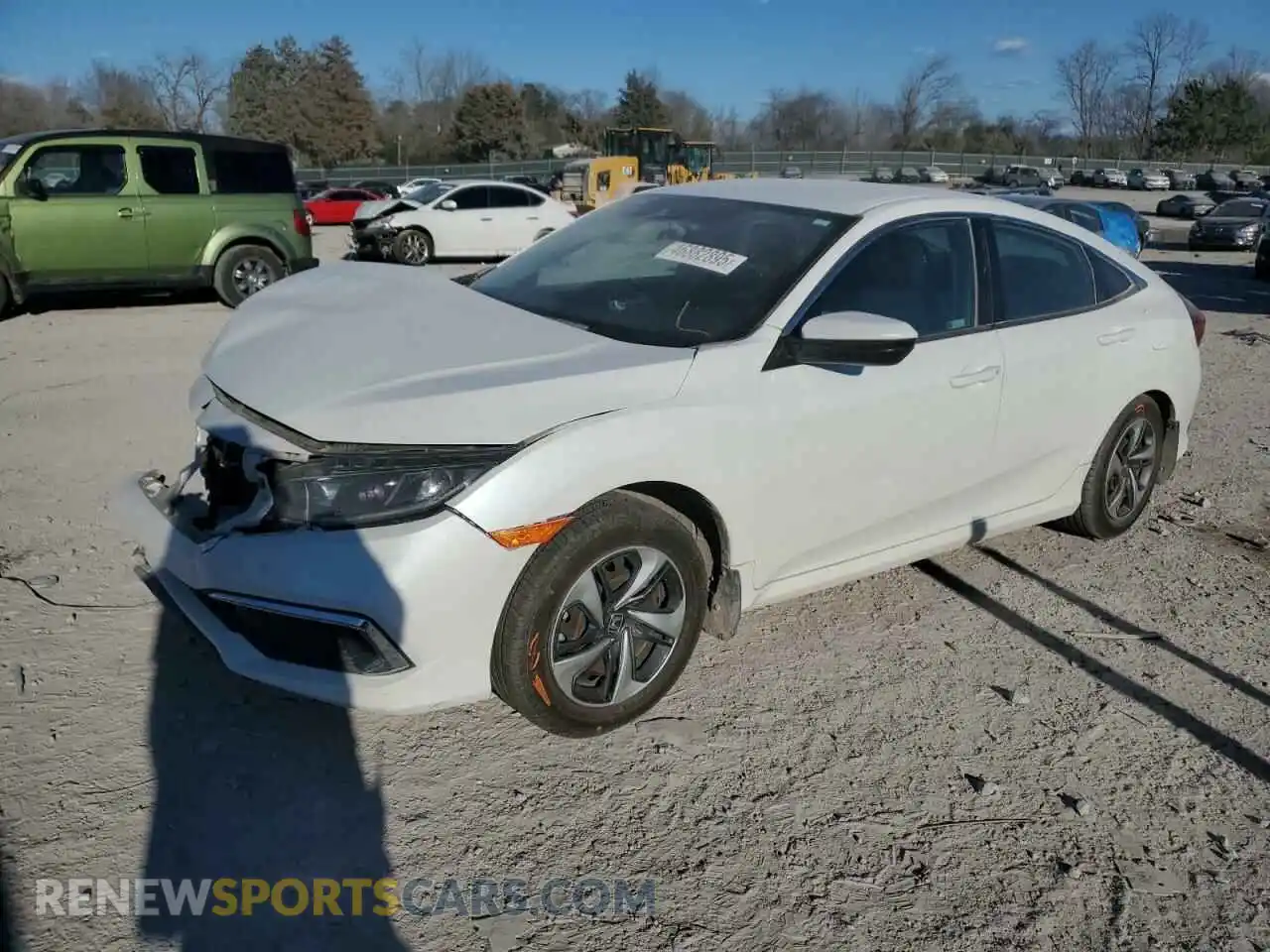 1 Photograph of a damaged car 19XFC2F62LE004930 HONDA CIVIC 2020