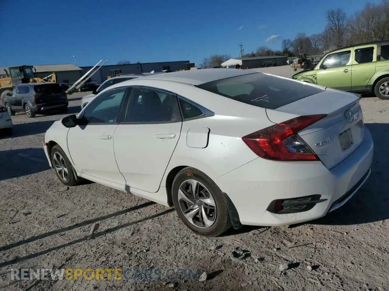 2 Photograph of a damaged car 19XFC2F62LE004930 HONDA CIVIC 2020