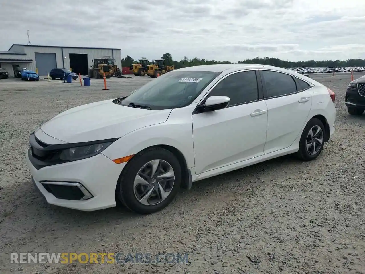 1 Photograph of a damaged car 19XFC2F62LE013174 HONDA CIVIC 2020