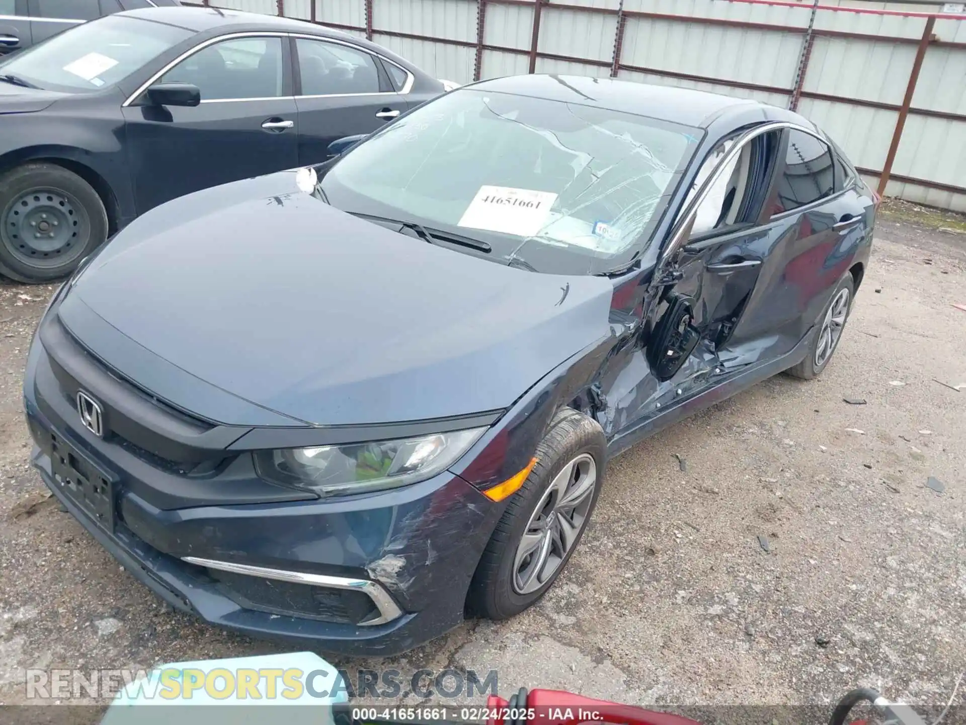2 Photograph of a damaged car 19XFC2F62LE025535 HONDA CIVIC 2020