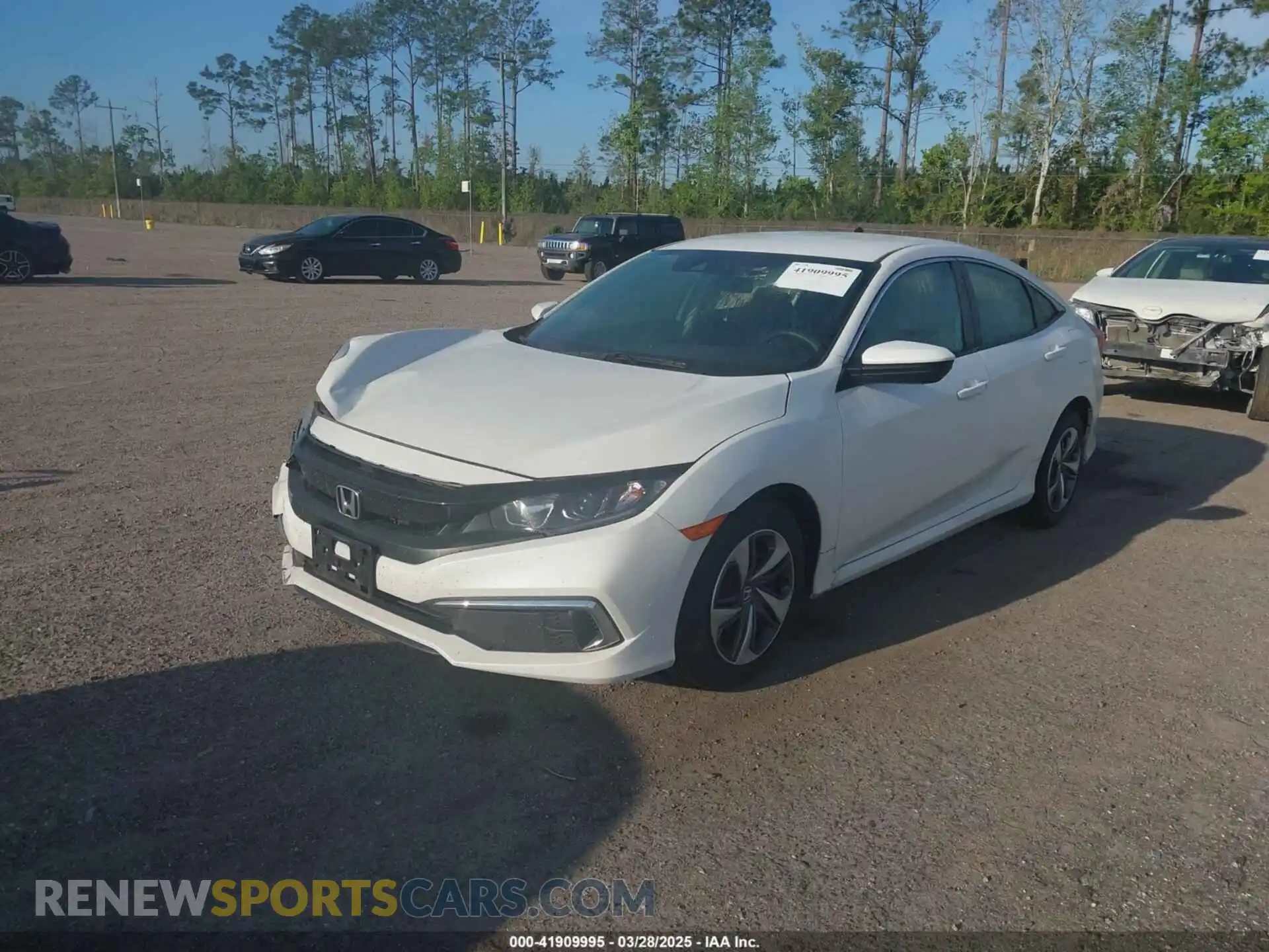 2 Photograph of a damaged car 19XFC2F62LE212421 HONDA CIVIC 2020