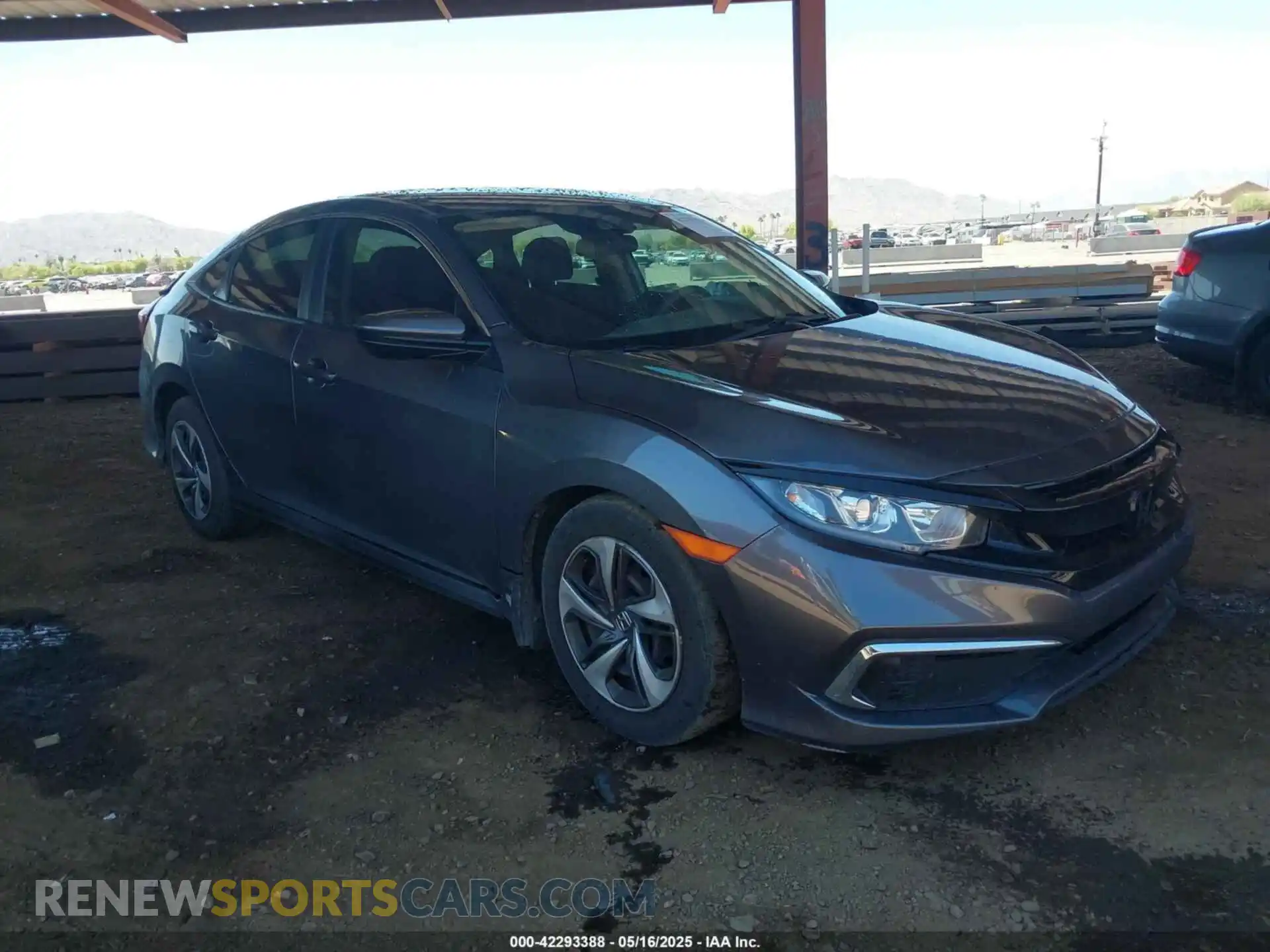 1 Photograph of a damaged car 19XFC2F63LE007285 HONDA CIVIC 2020