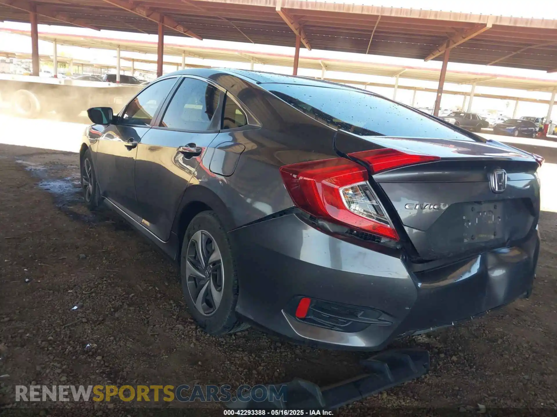 3 Photograph of a damaged car 19XFC2F63LE007285 HONDA CIVIC 2020