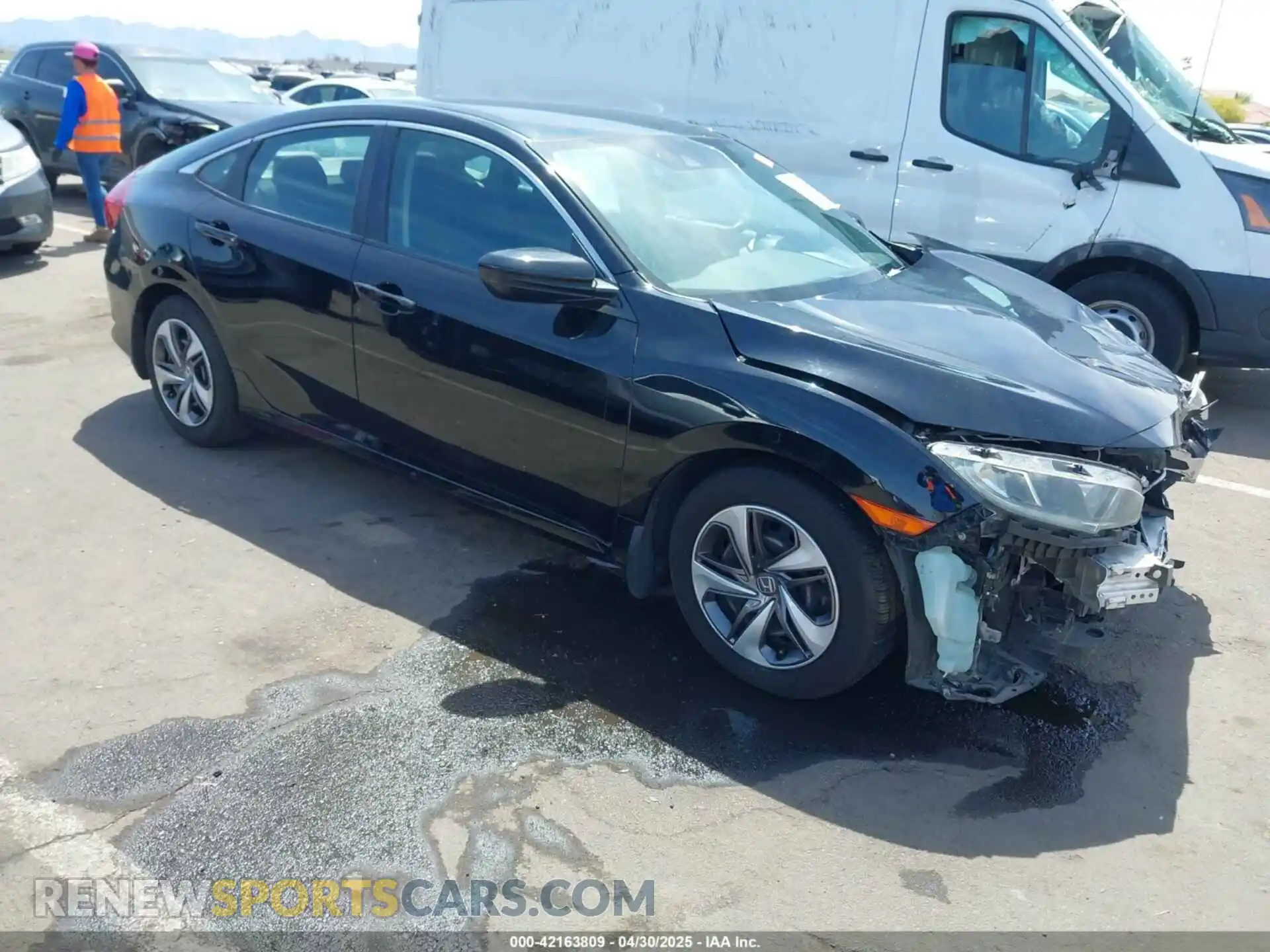 1 Photograph of a damaged car 19XFC2F63LE210936 HONDA CIVIC 2020