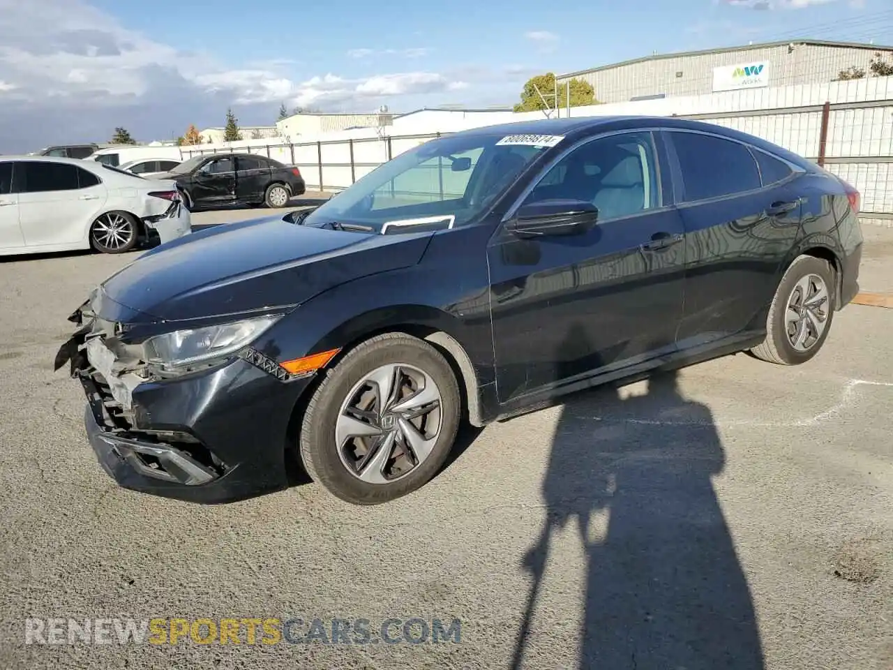 1 Photograph of a damaged car 19XFC2F64LE201338 HONDA CIVIC 2020