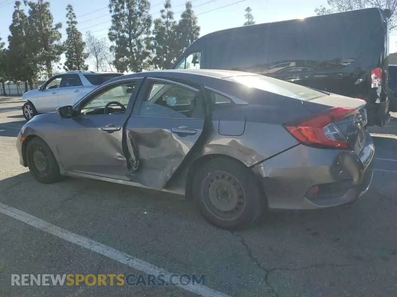 2 Photograph of a damaged car 19XFC2F66LE009354 HONDA CIVIC 2020