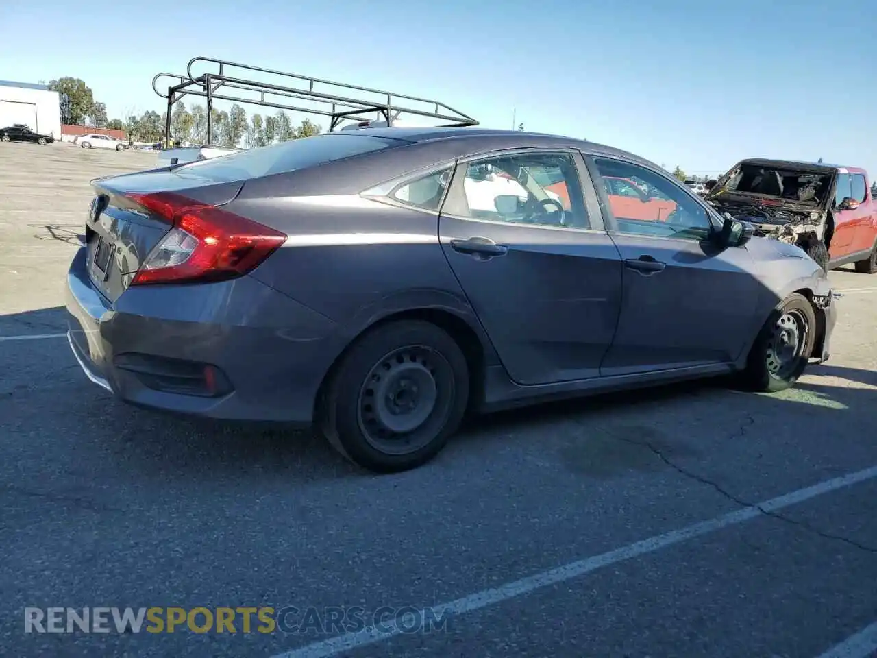 3 Photograph of a damaged car 19XFC2F66LE009354 HONDA CIVIC 2020