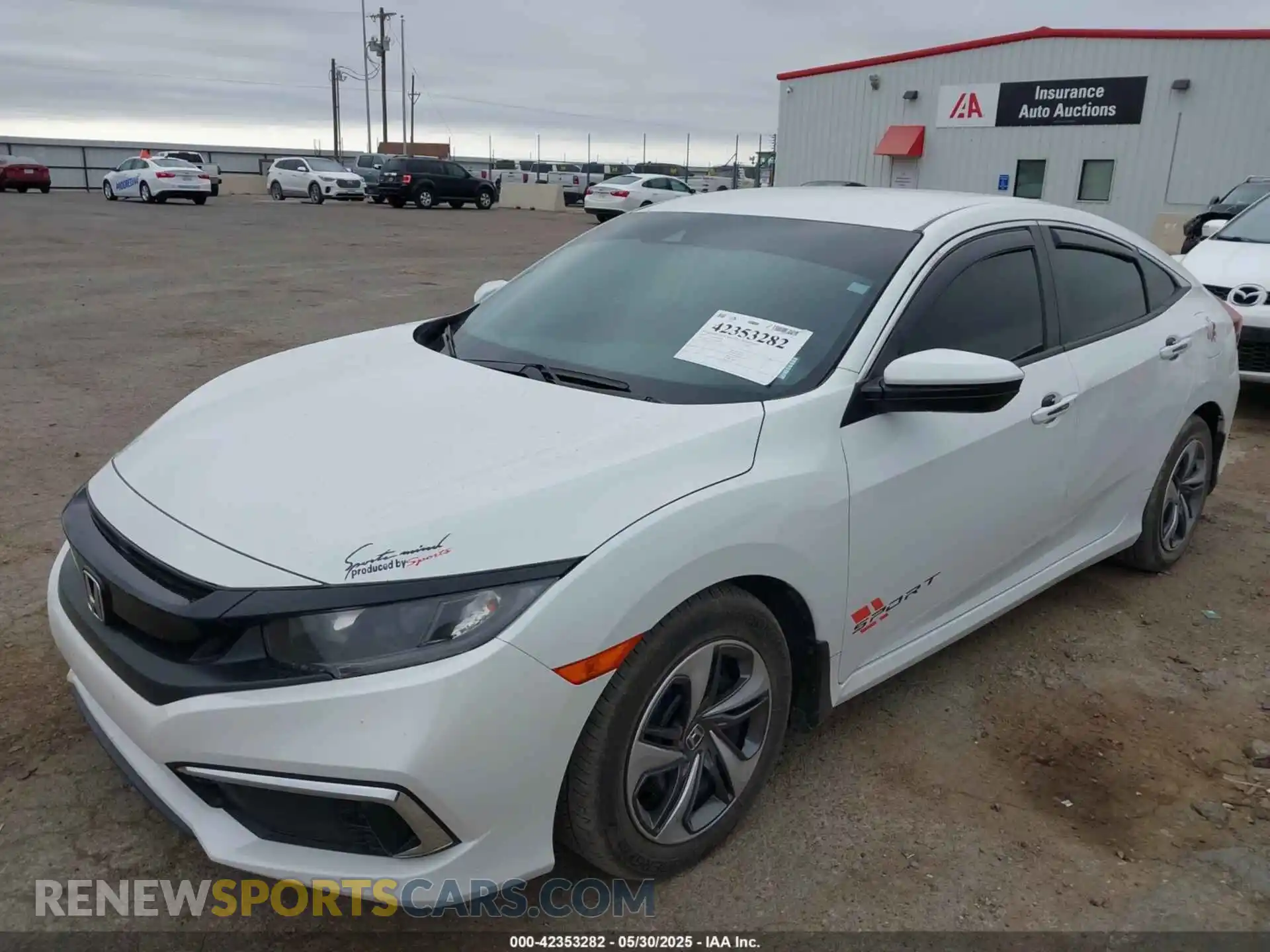 2 Photograph of a damaged car 19XFC2F66LE011699 HONDA CIVIC 2020
