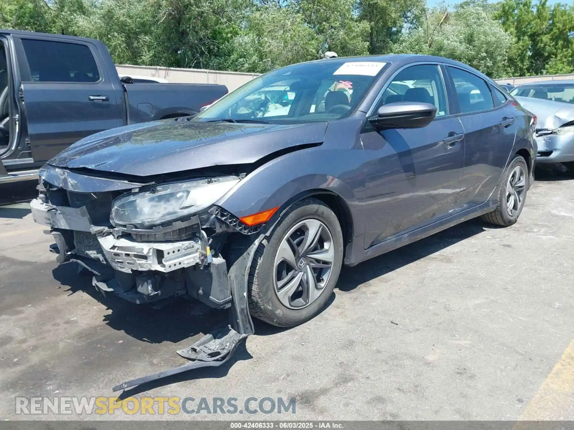 2 Photograph of a damaged car 19XFC2F66LE021388 HONDA CIVIC 2020