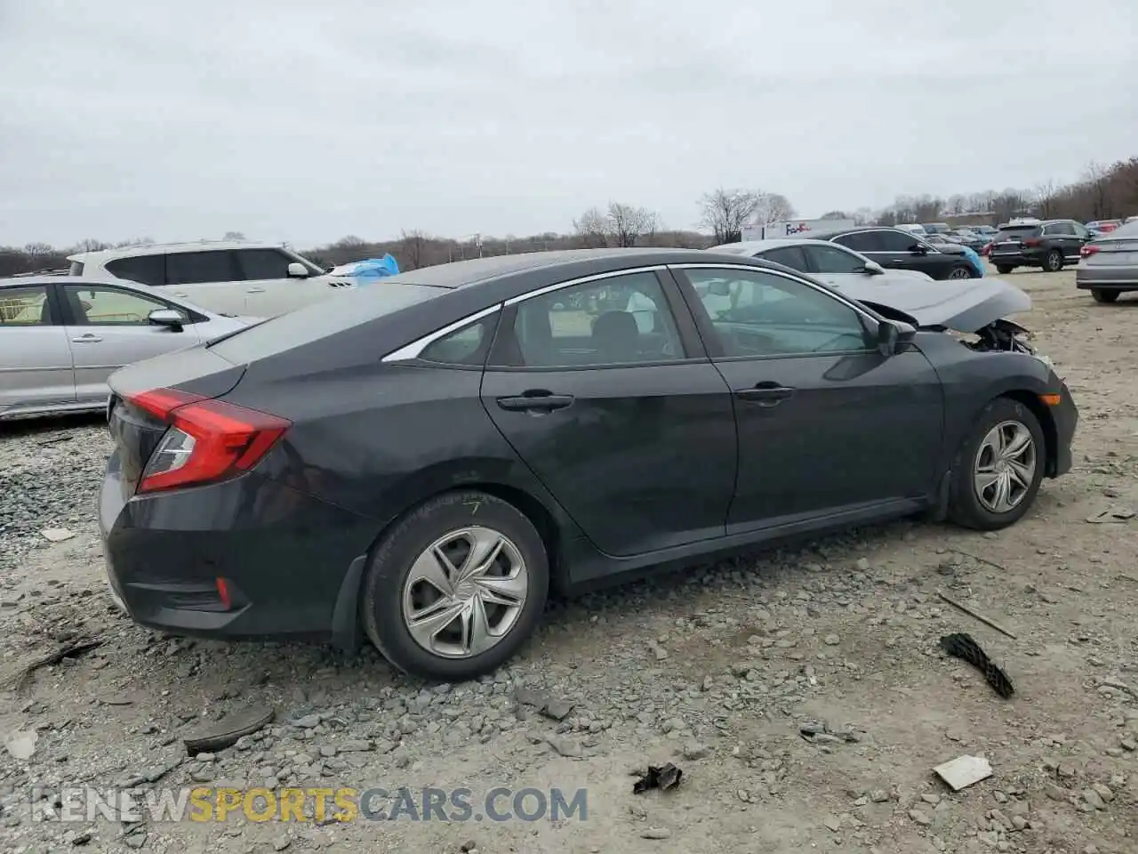 3 Photograph of a damaged car 19XFC2F66LE210882 HONDA CIVIC 2020