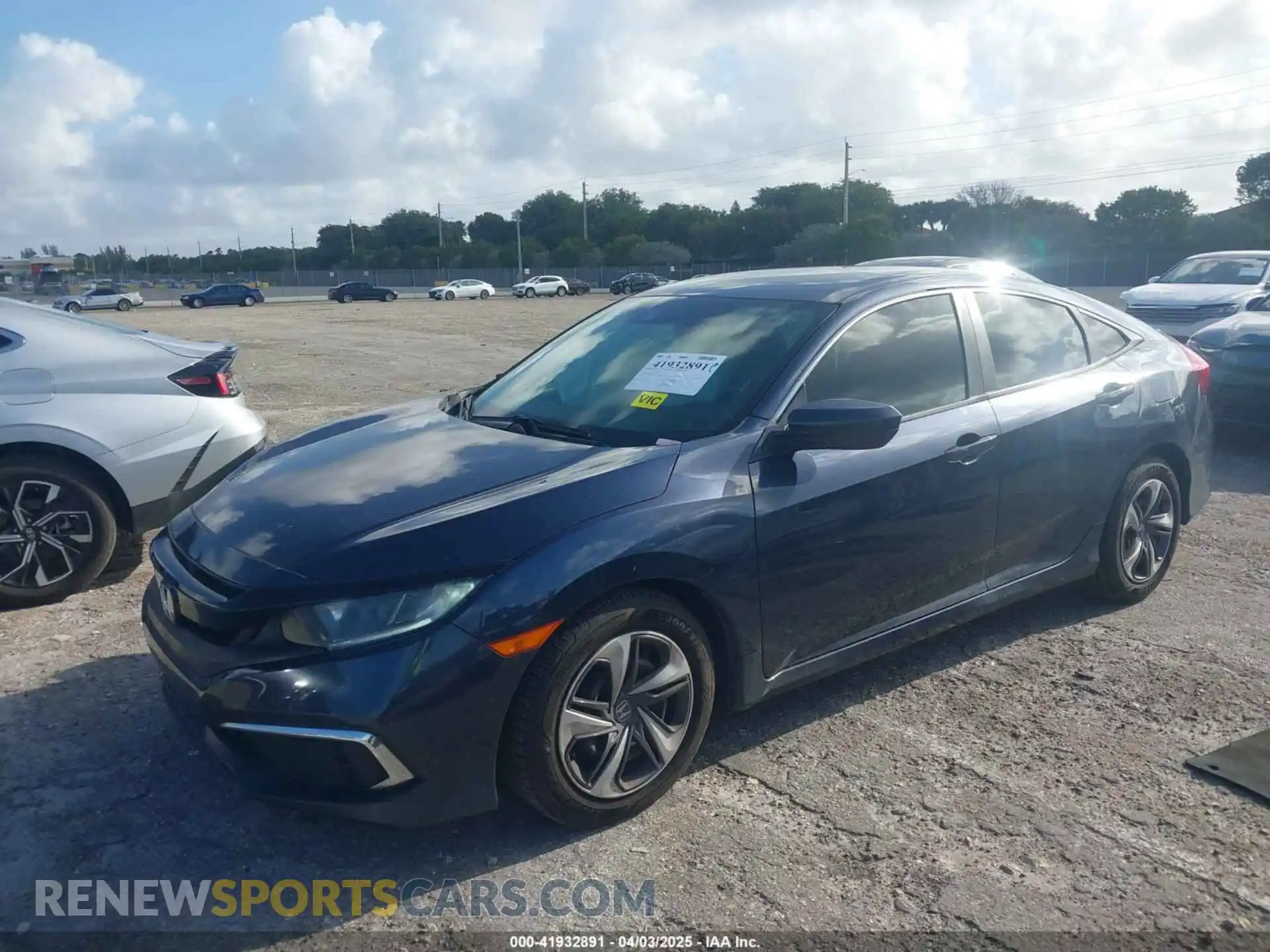 2 Photograph of a damaged car 19XFC2F67LE016023 HONDA CIVIC 2020
