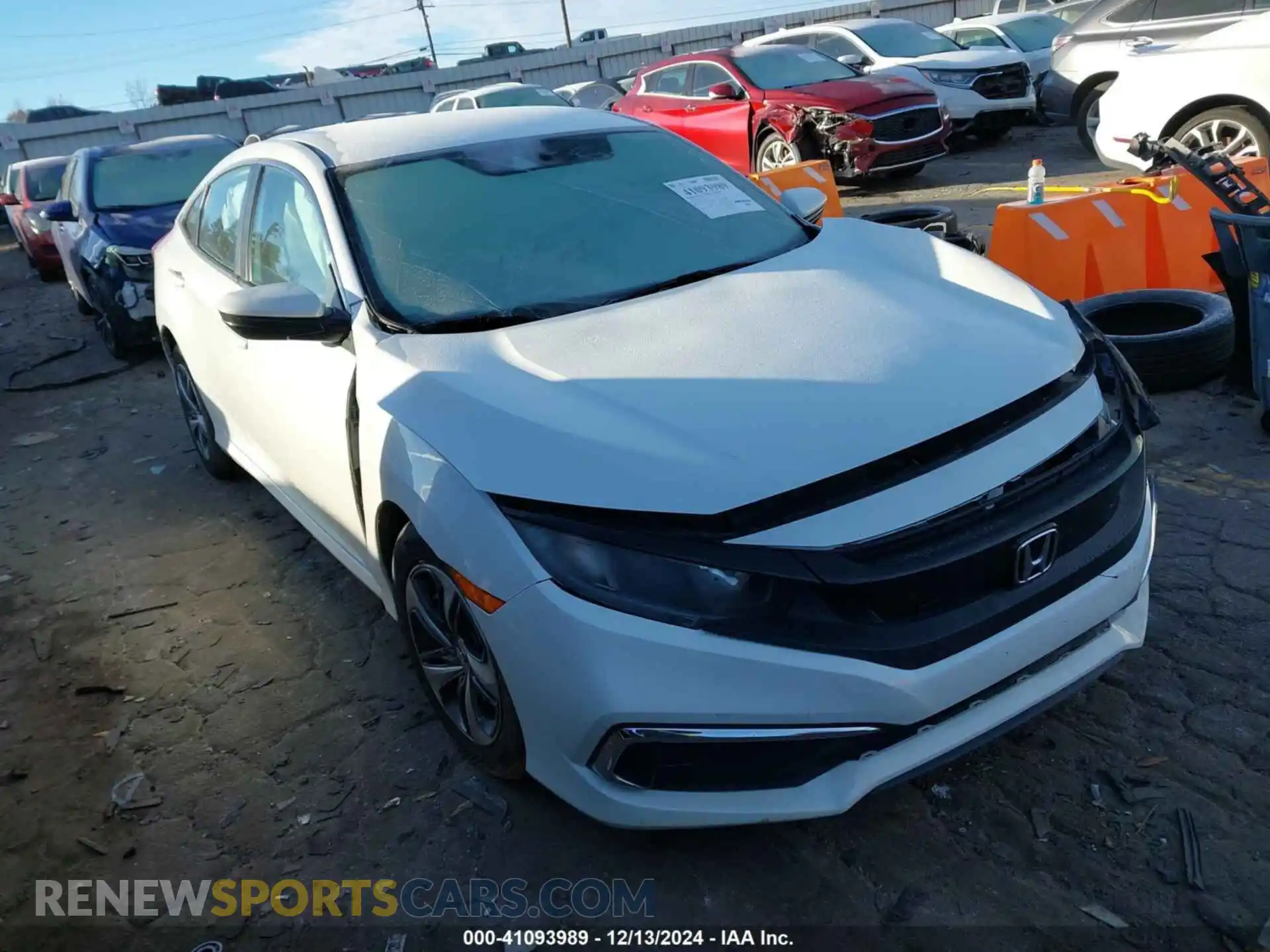 1 Photograph of a damaged car 19XFC2F67LE212446 HONDA CIVIC 2020