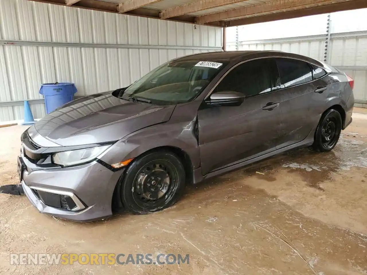 1 Photograph of a damaged car 19XFC2F67LE212639 HONDA CIVIC 2020