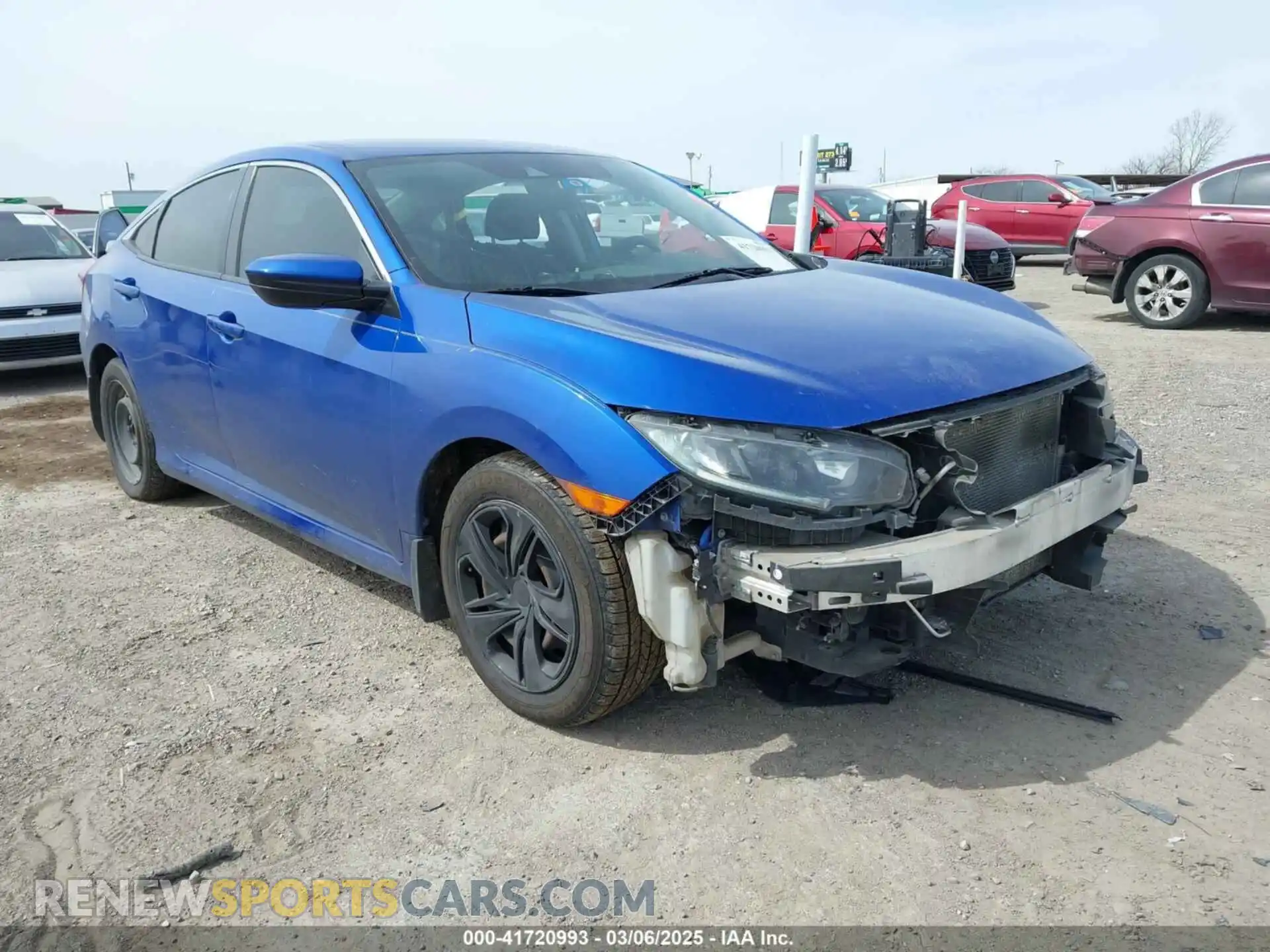 1 Фотография поврежденного автомобиля 19XFC2F68LE002289 HONDA CIVIC 2020