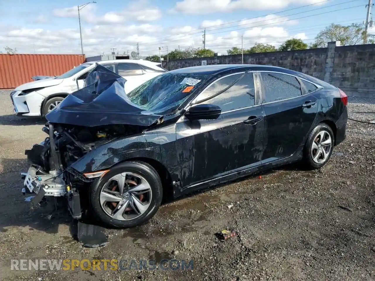 1 Photograph of a damaged car 19XFC2F68LE200189 HONDA CIVIC 2020