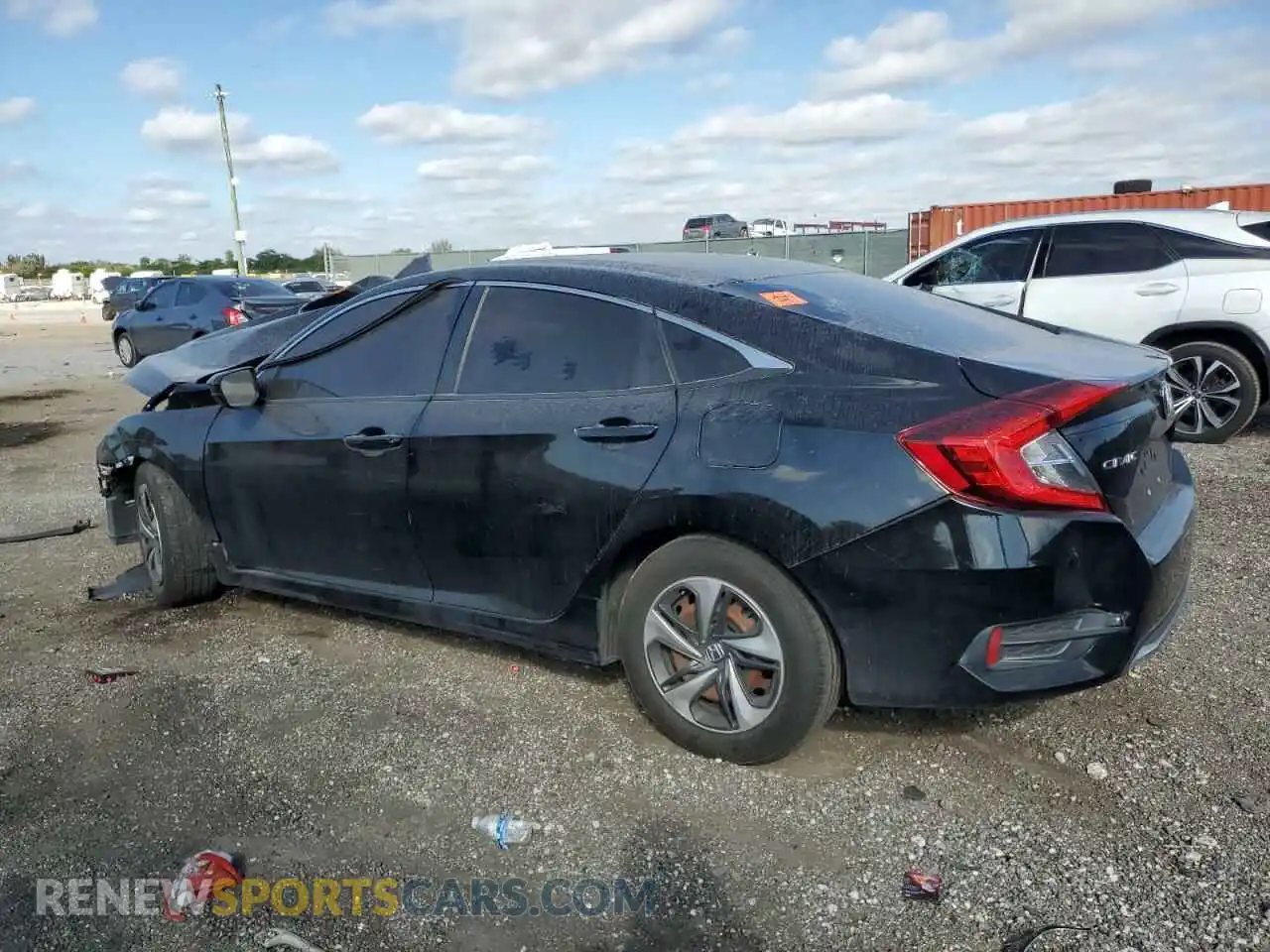2 Photograph of a damaged car 19XFC2F68LE200189 HONDA CIVIC 2020