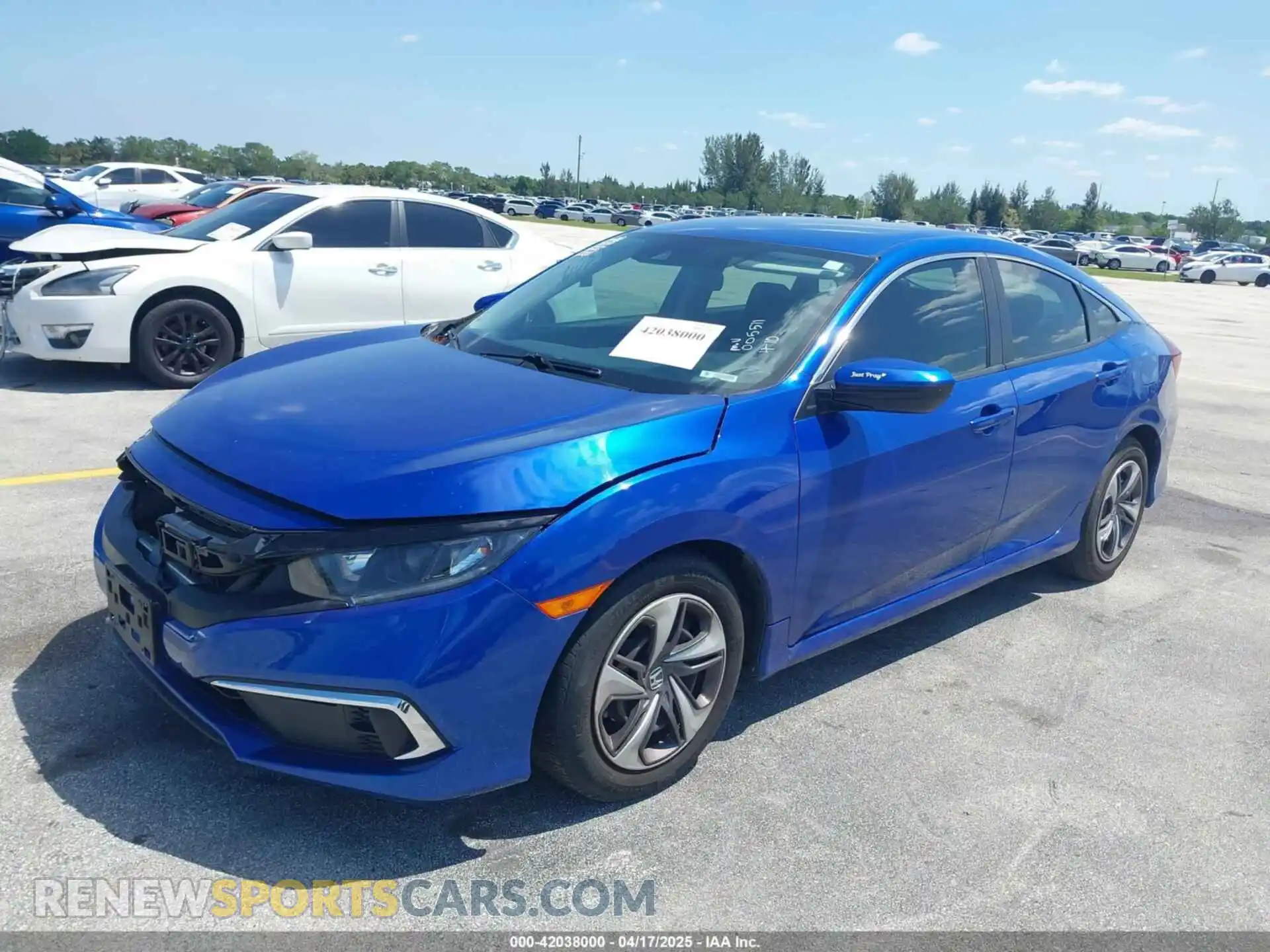 2 Photograph of a damaged car 19XFC2F69LE005511 HONDA CIVIC 2020