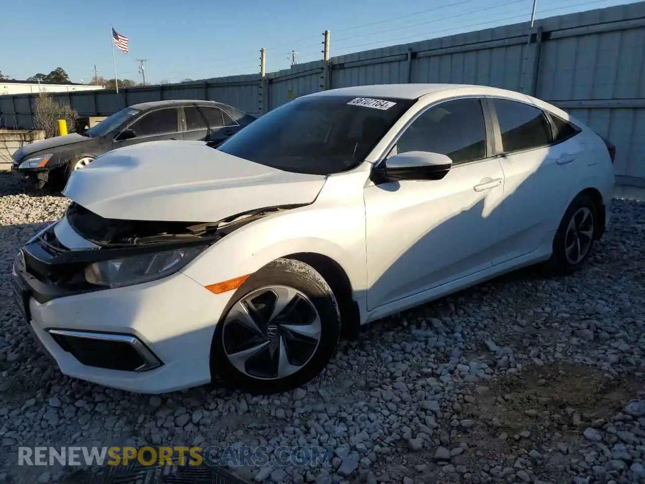 1 Photograph of a damaged car 19XFC2F69LE009168 HONDA CIVIC 2020