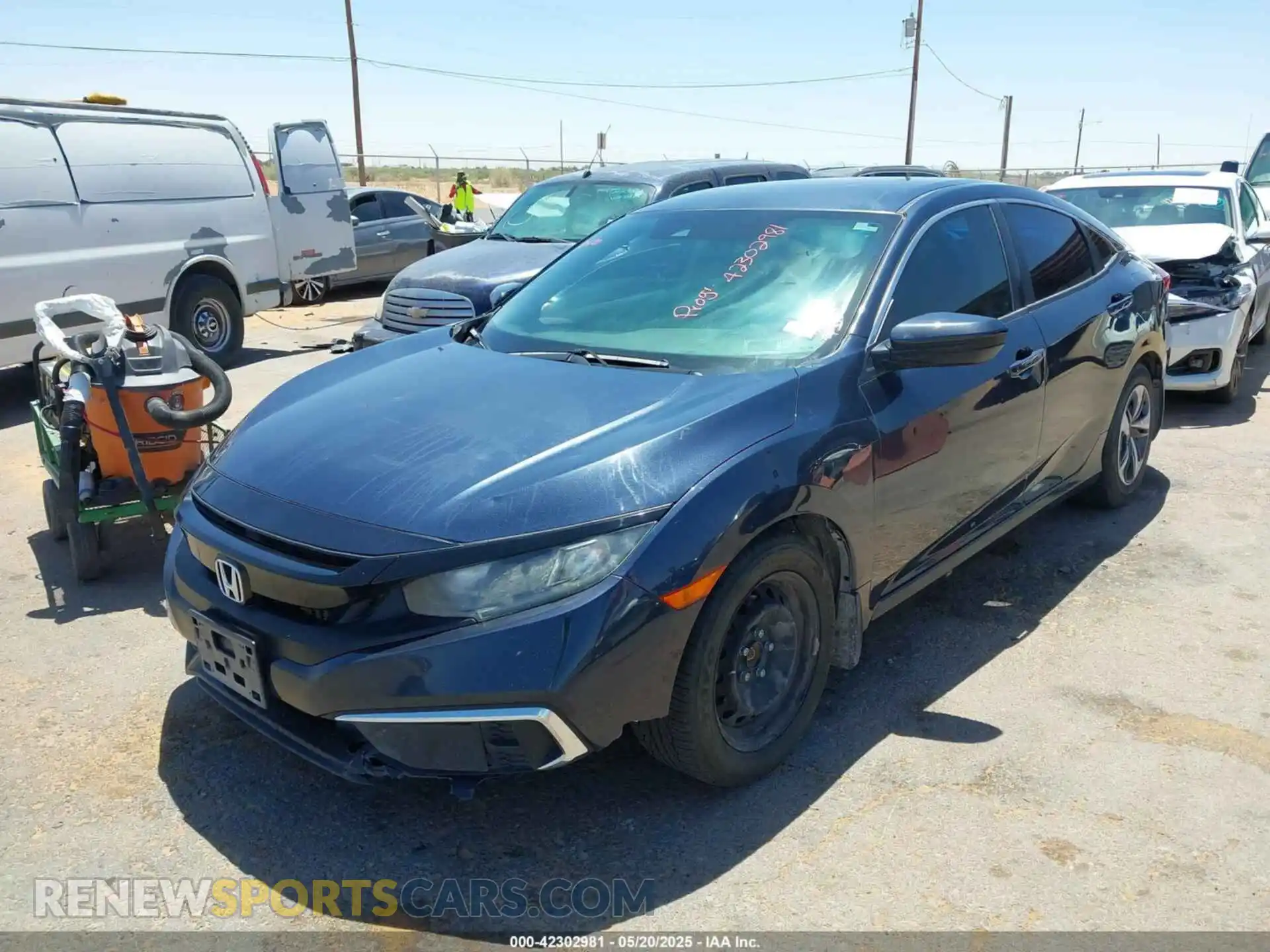 2 Photograph of a damaged car 19XFC2F69LE016136 HONDA CIVIC 2020