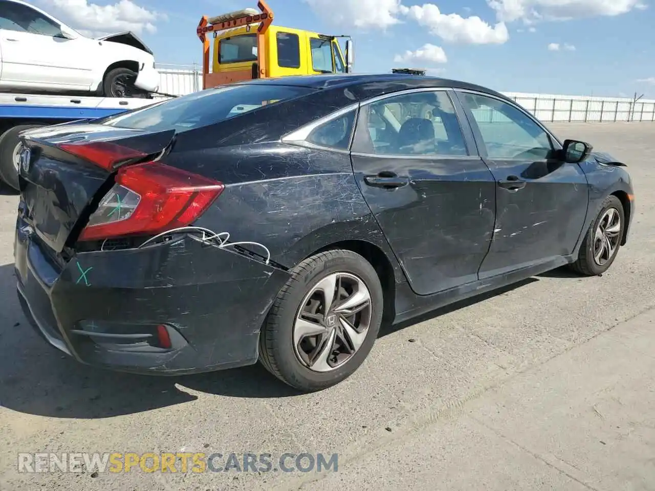 3 Photograph of a damaged car 19XFC2F69LE200315 HONDA CIVIC 2020