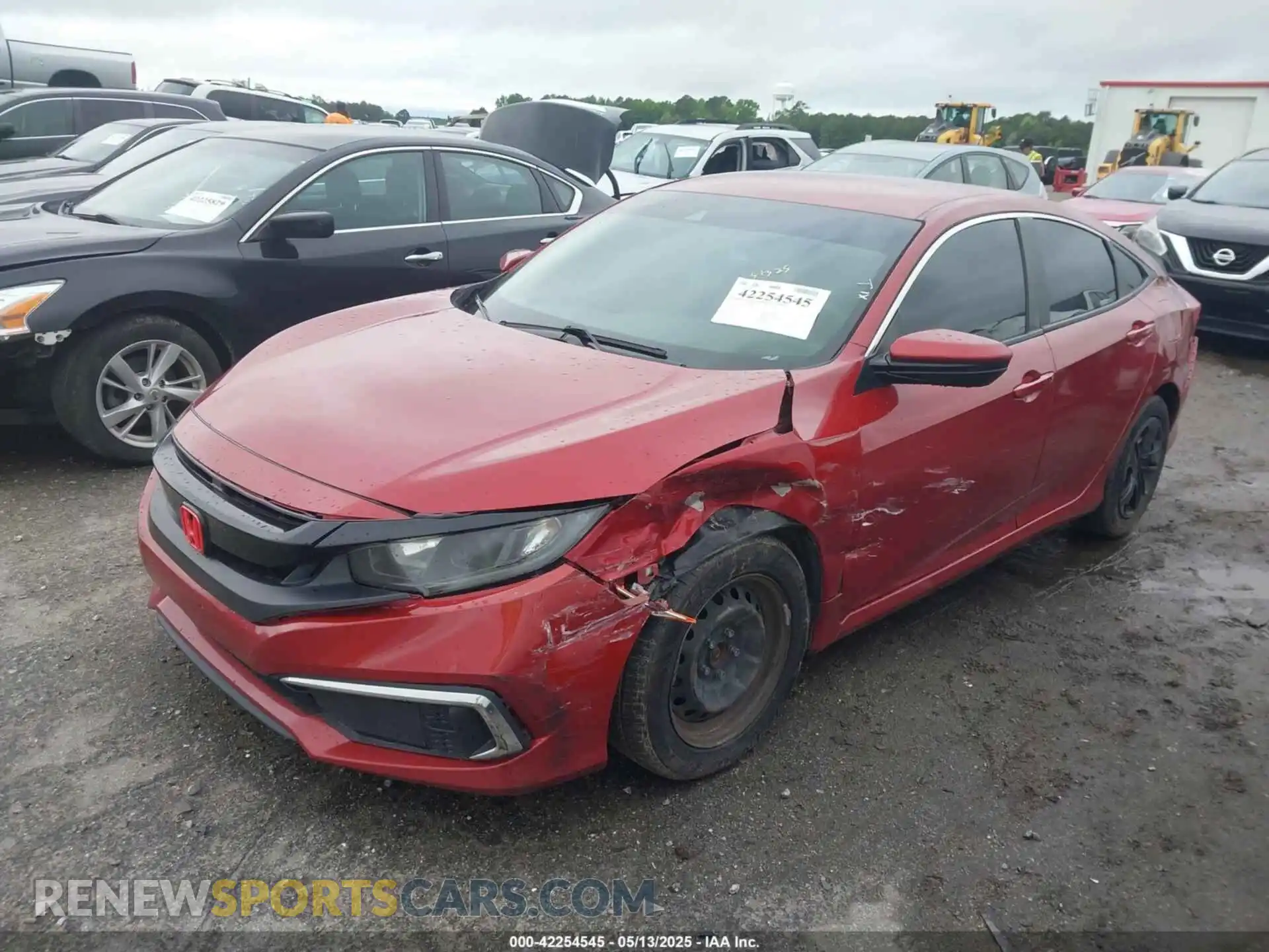 2 Photograph of a damaged car 19XFC2F6XLE021359 HONDA CIVIC 2020