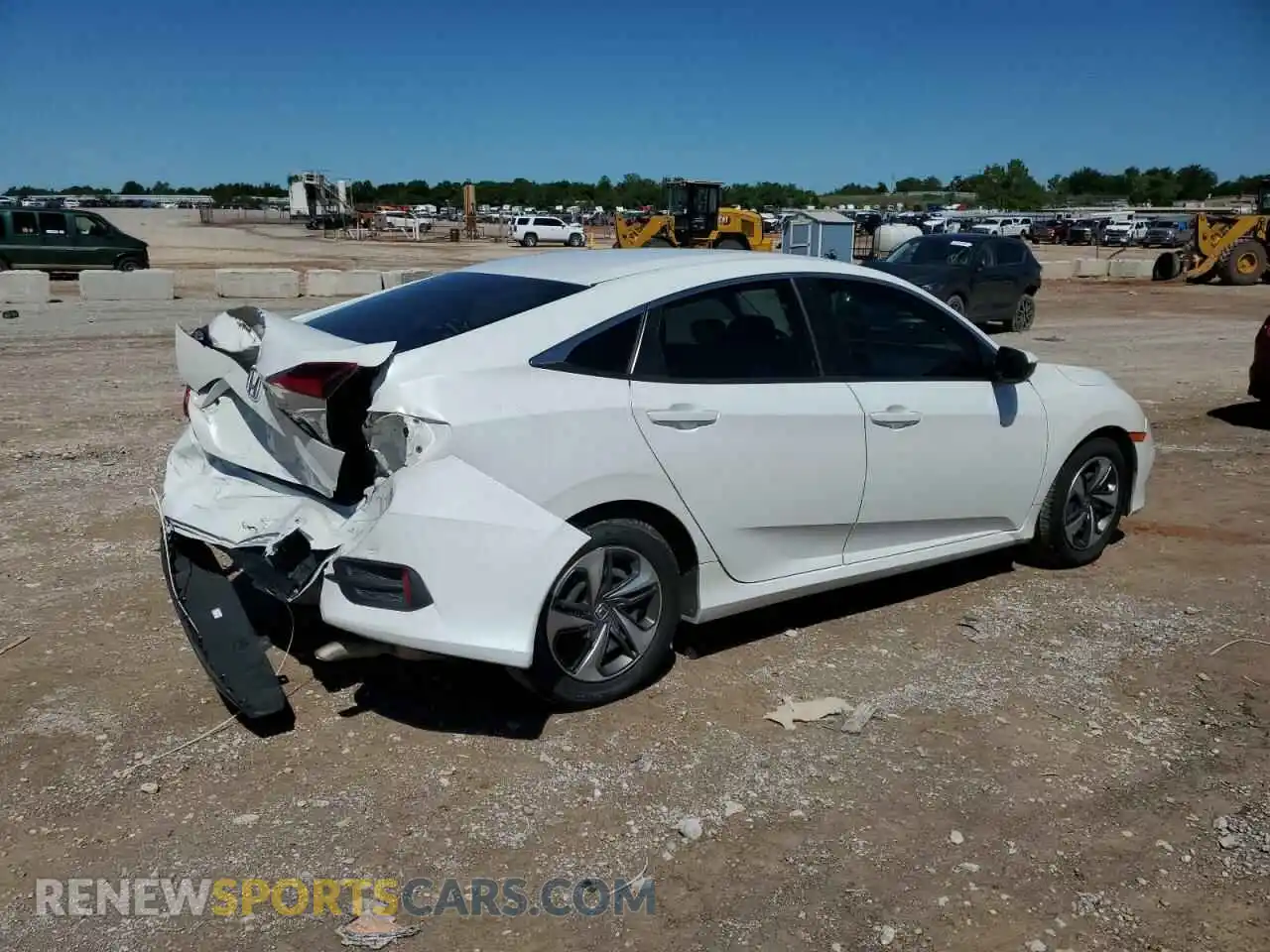 3 Photograph of a damaged car 19XFC2F6XLE027341 HONDA CIVIC 2020