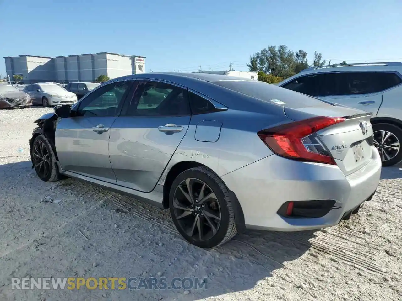 2 Photograph of a damaged car 19XFC2F80LE008945 HONDA CIVIC 2020