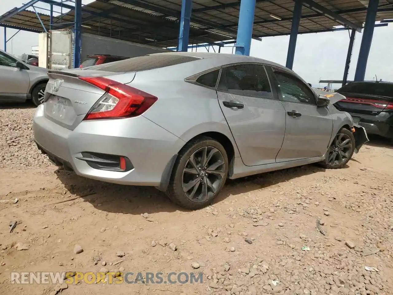 3 Photograph of a damaged car 19XFC2F80LE009948 HONDA CIVIC 2020