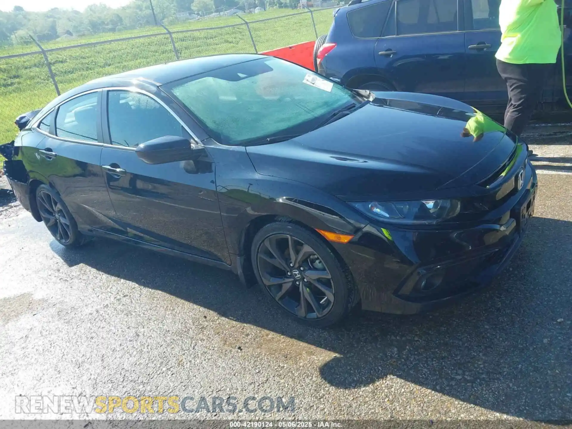 1 fotografías del automóvil dañado 19XFC2F80LE016284 HONDA CIVIC 2020