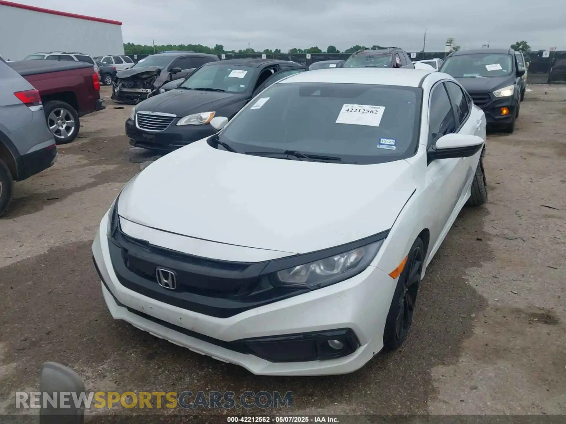 2 Photograph of a damaged car 19XFC2F80LE017161 HONDA CIVIC 2020